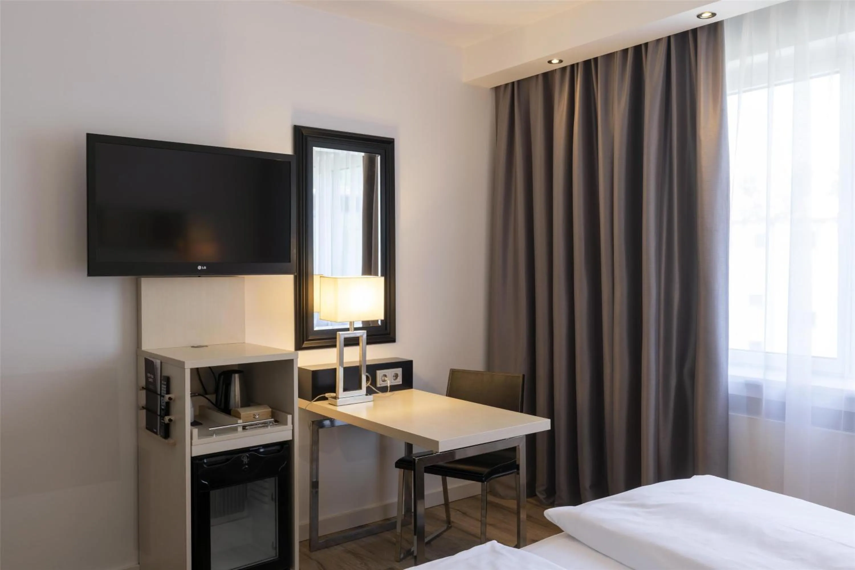 Bedroom, Bed in Scandic Berlin Kurfürstendamm