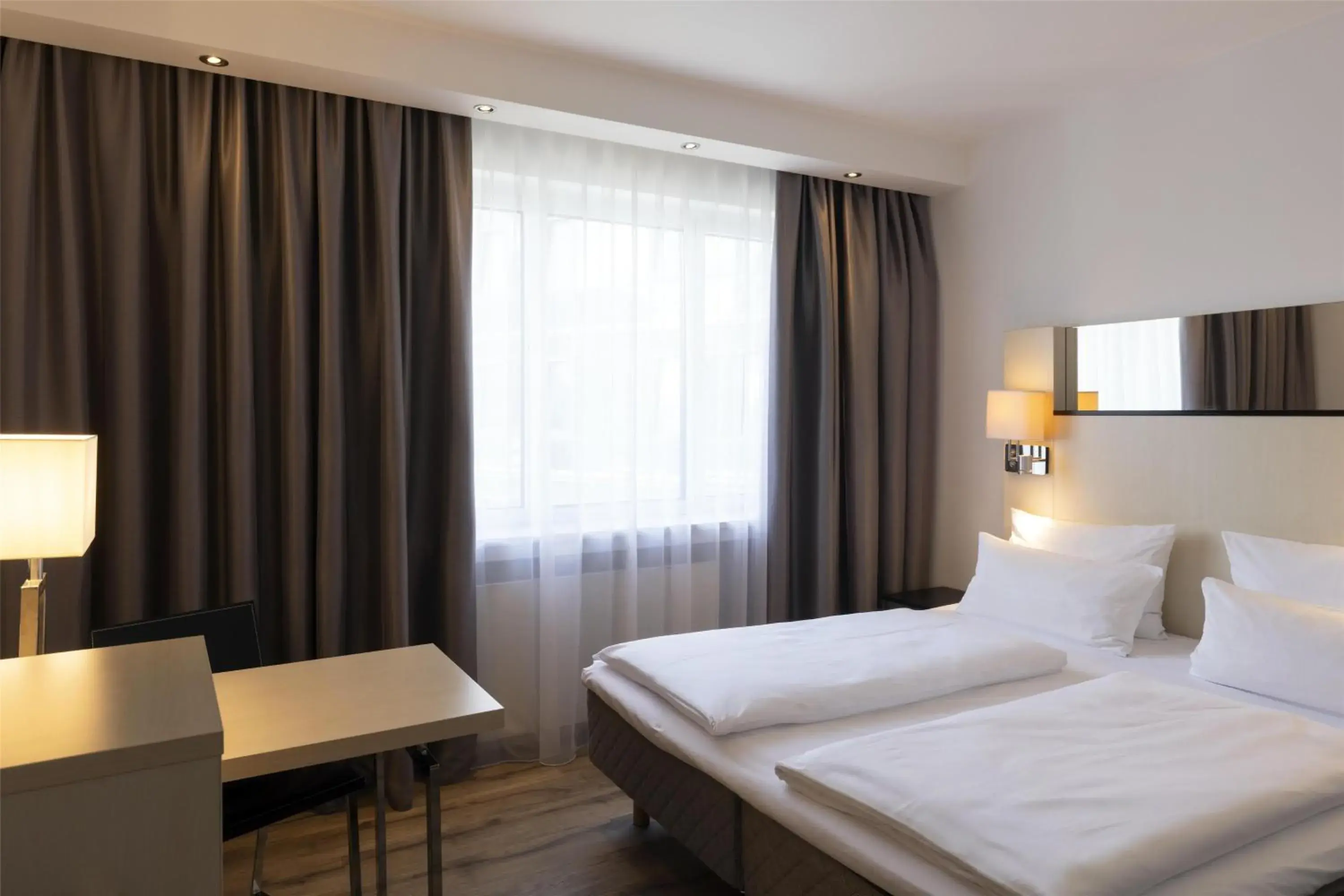 Bedroom, Bed in Scandic Berlin Kurfürstendamm Bedroom, Bed in Scandic Berlin Kurfürstendamm