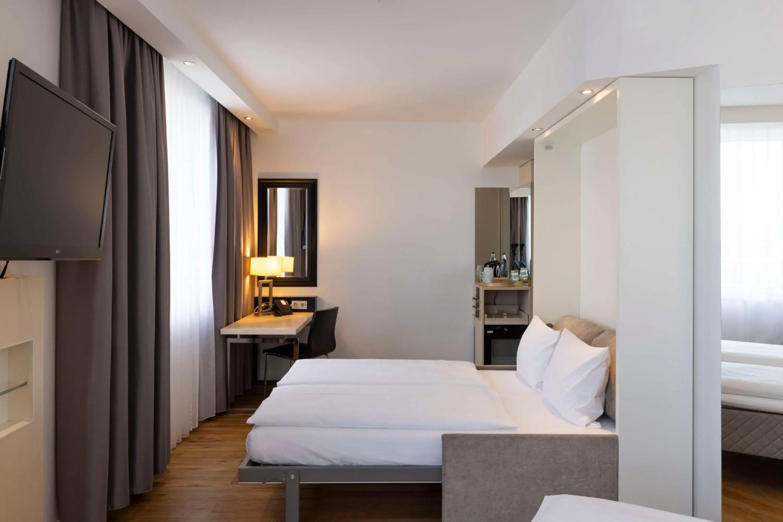 Bedroom, Bed in Scandic Berlin Kurfürstendamm Bedroom, Bed in Scandic Berlin Kurfürstendamm