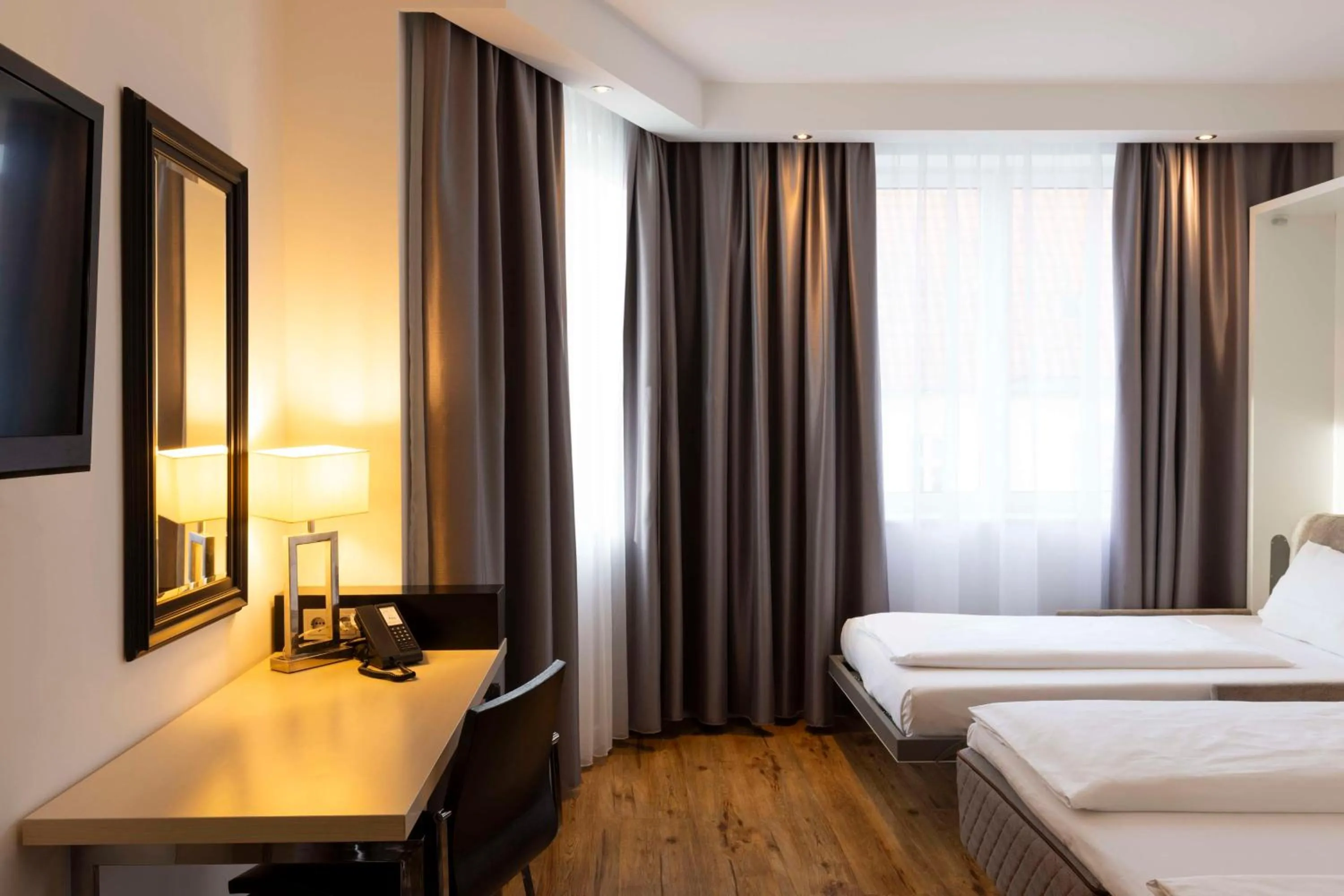 Bedroom, Bed in Scandic Berlin Kurfürstendamm