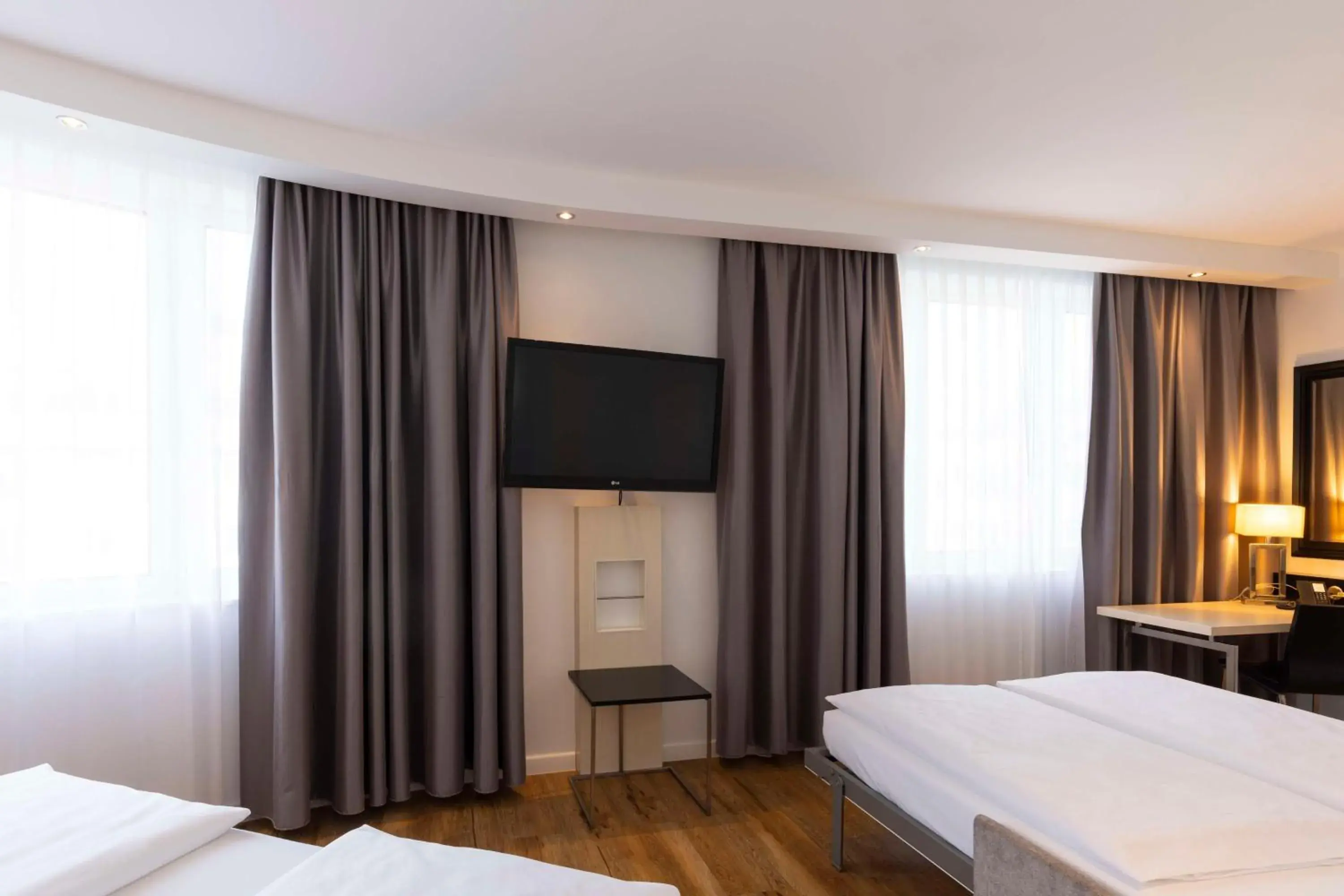 Bedroom, Bed in Scandic Berlin Kurfürstendamm Bedroom, Bed in Scandic Berlin Kurfürstendamm