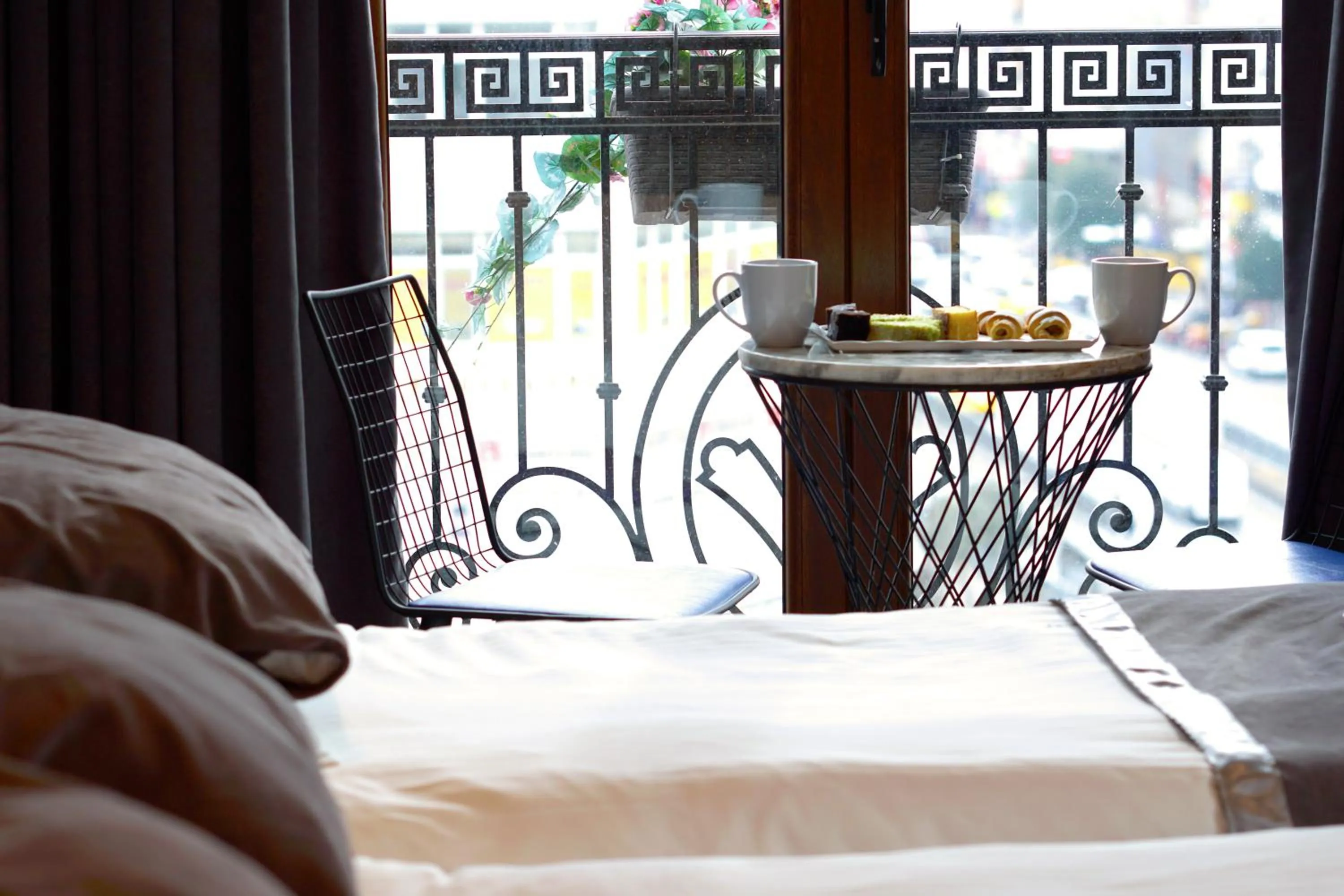 Decorative detail, Bed in Parmada Hotel