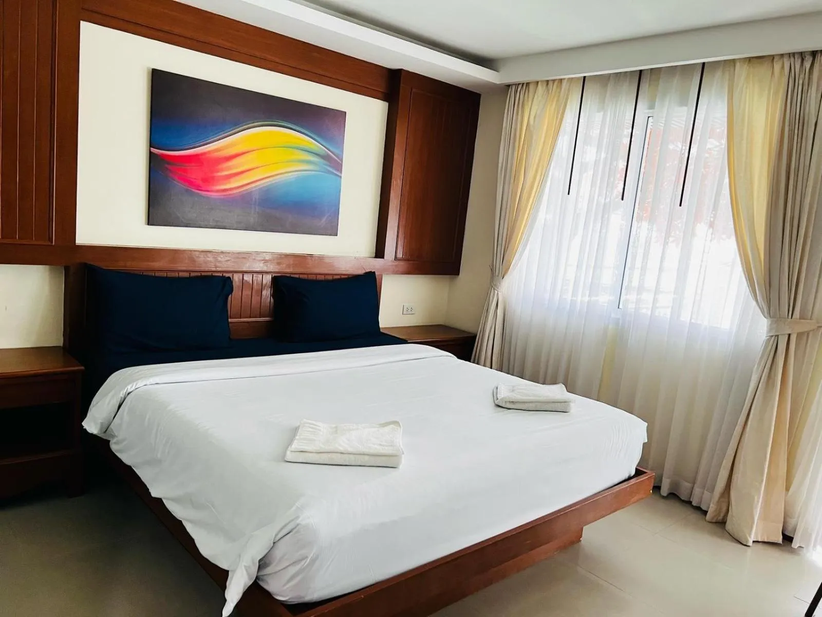 Bed in Patong Terrace Hotel