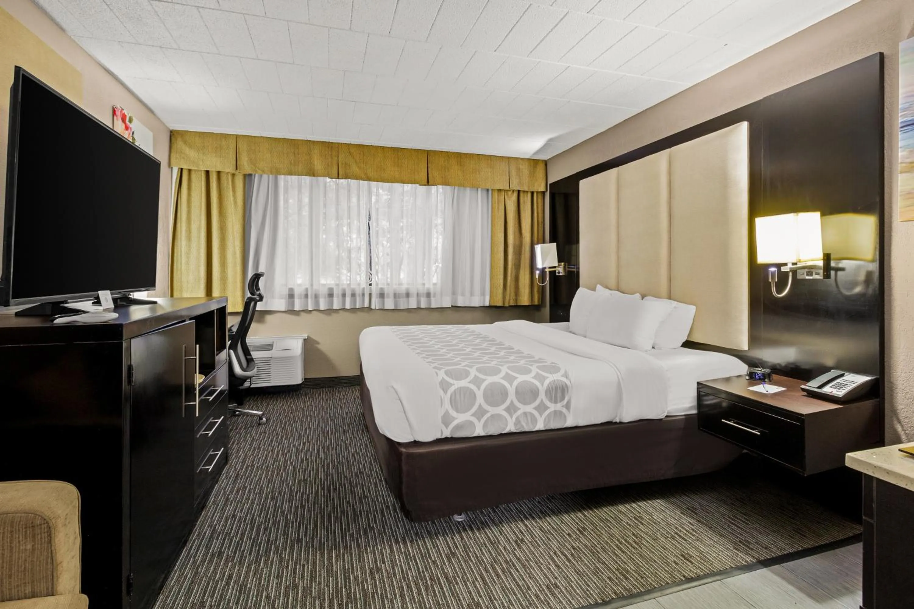 Photo of the whole room, Bed in Suburban Studios