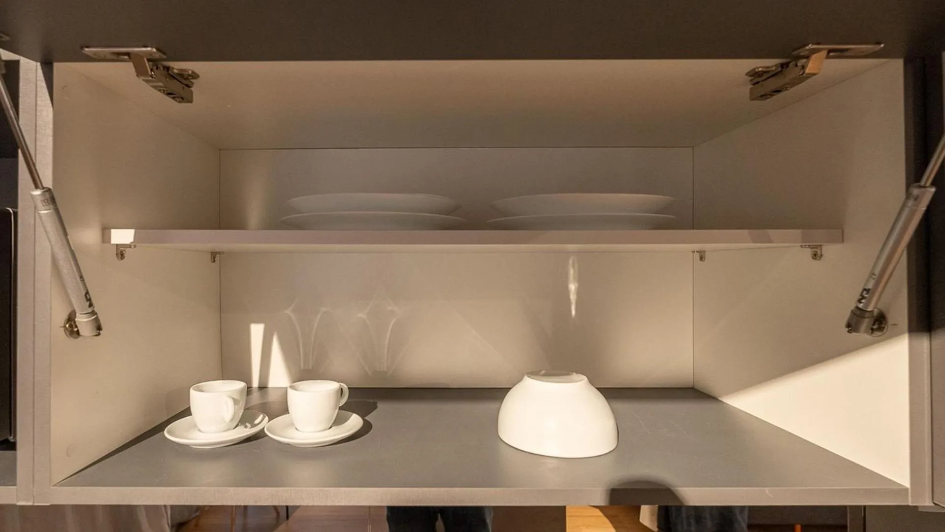 Kitchen or kitchenette in Studio completo próx. estação Fradique Coutinho