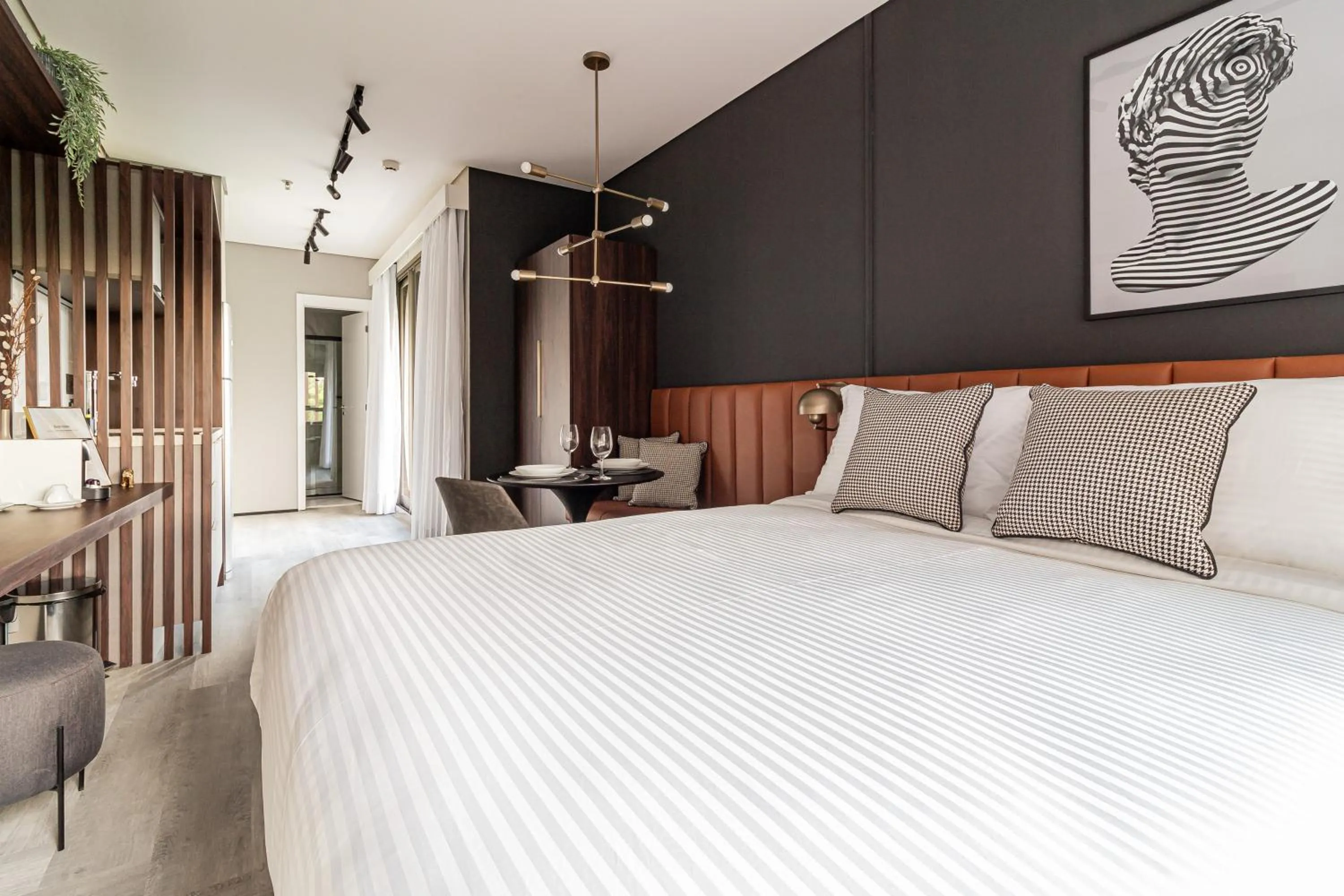 Bed in Iconyc Charlie Ibirapuera Hotel