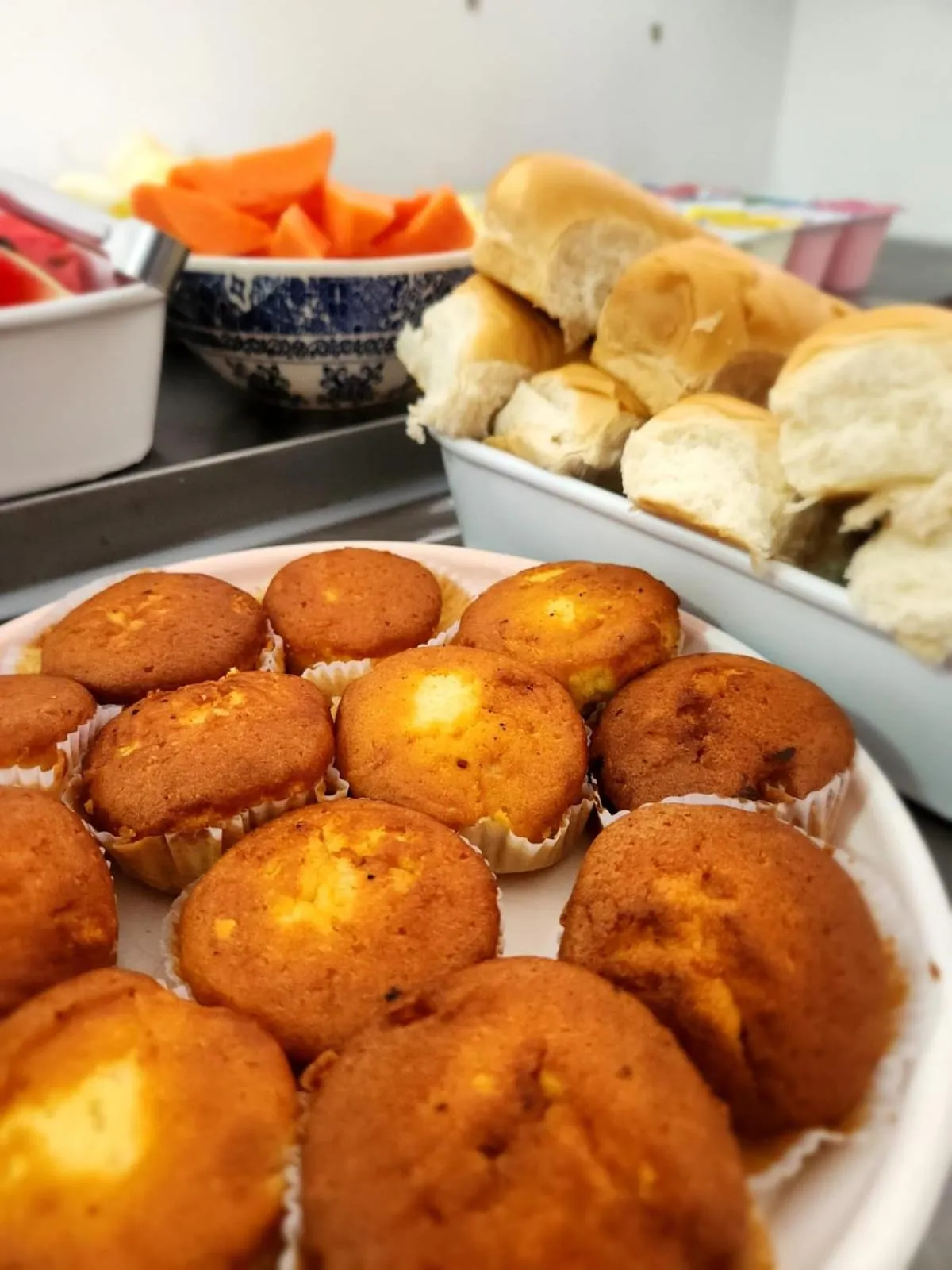 Buffet breakfast in Pousada BOB Suítes