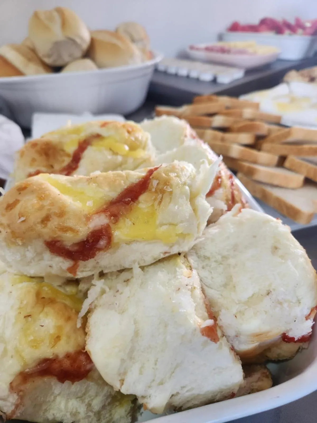 Continental breakfast in Pousada BOB Suítes