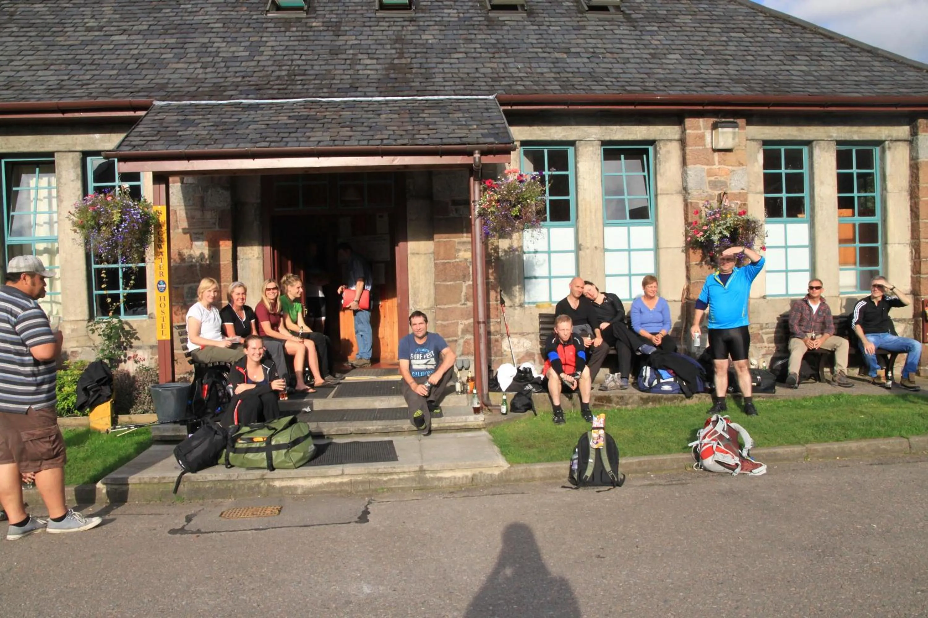 Facade/entrance in Blackwater Hostel