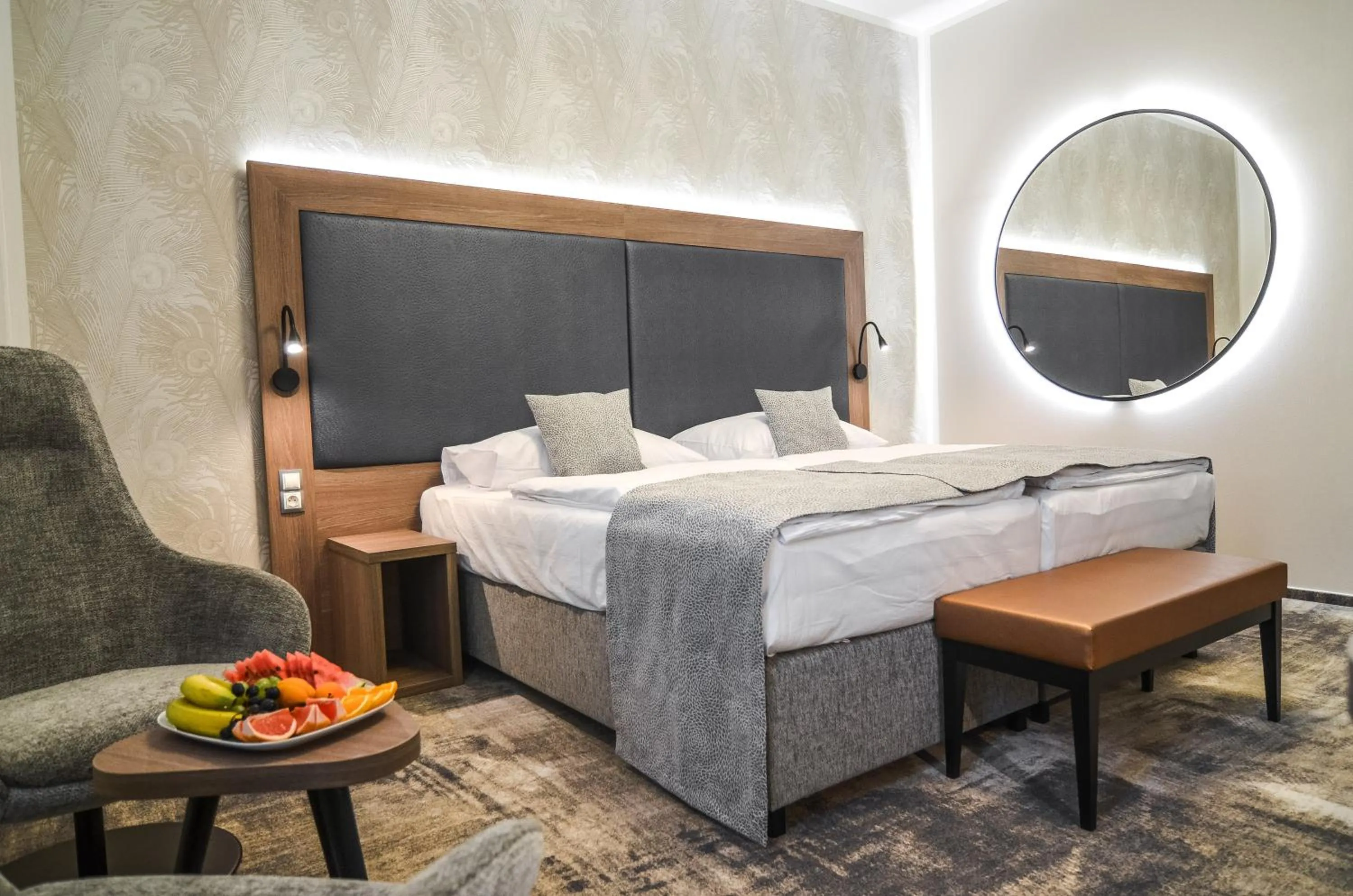 Bed in Hotel Galant Mikulov