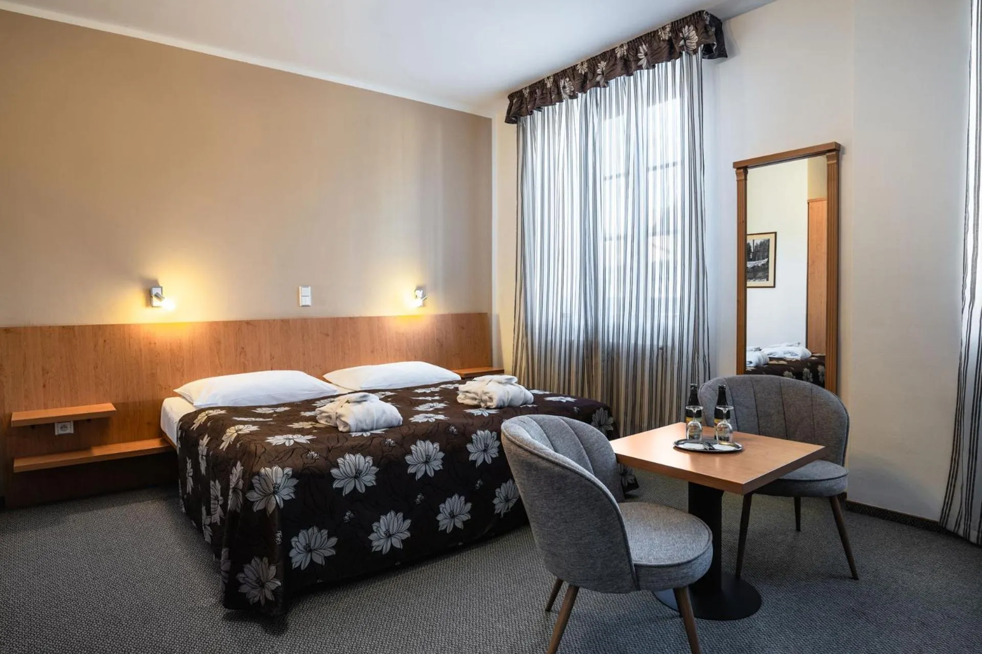 Bed in Hotel Galant Mikulov