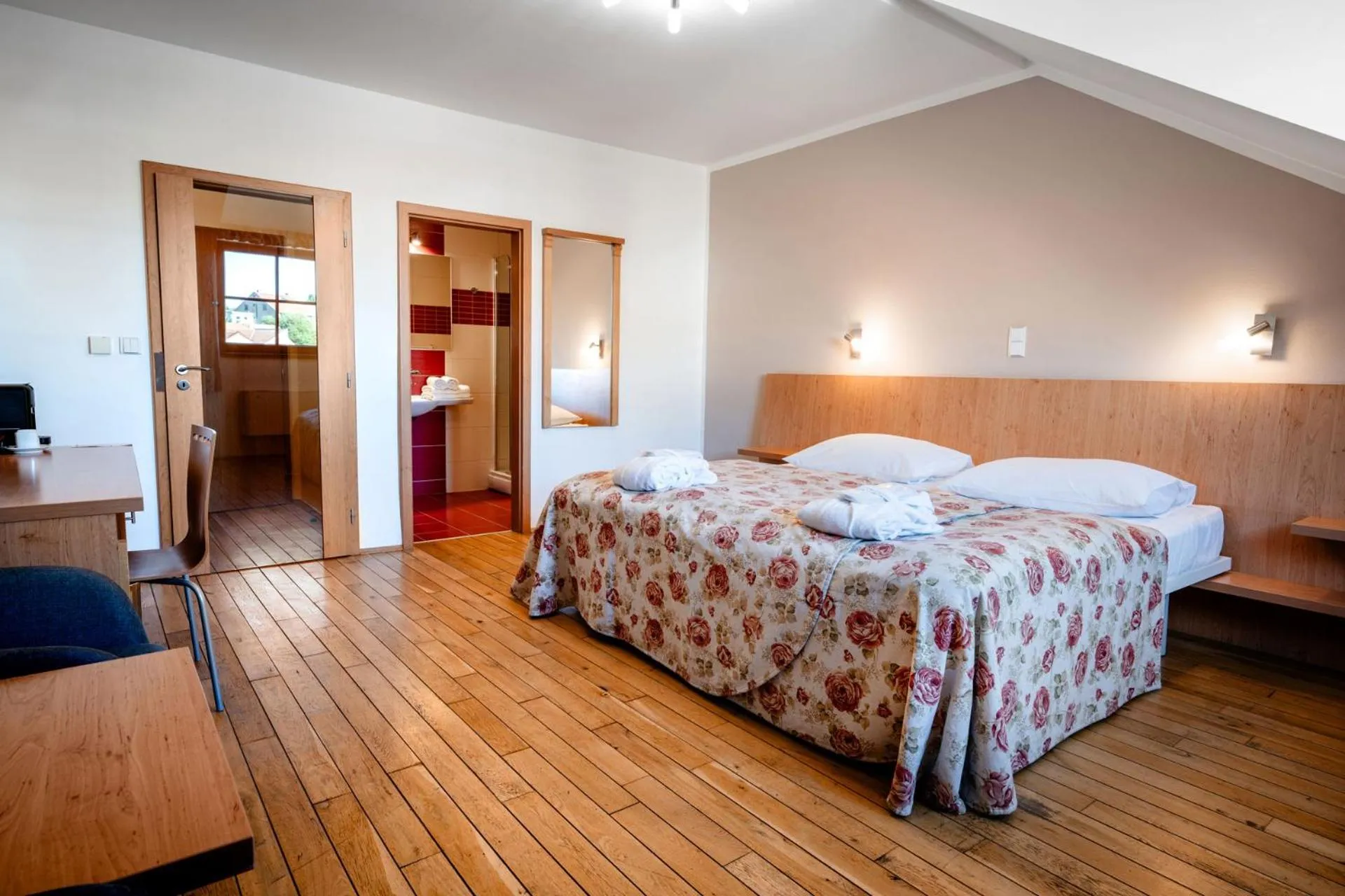 Bed in Hotel Galant Mikulov