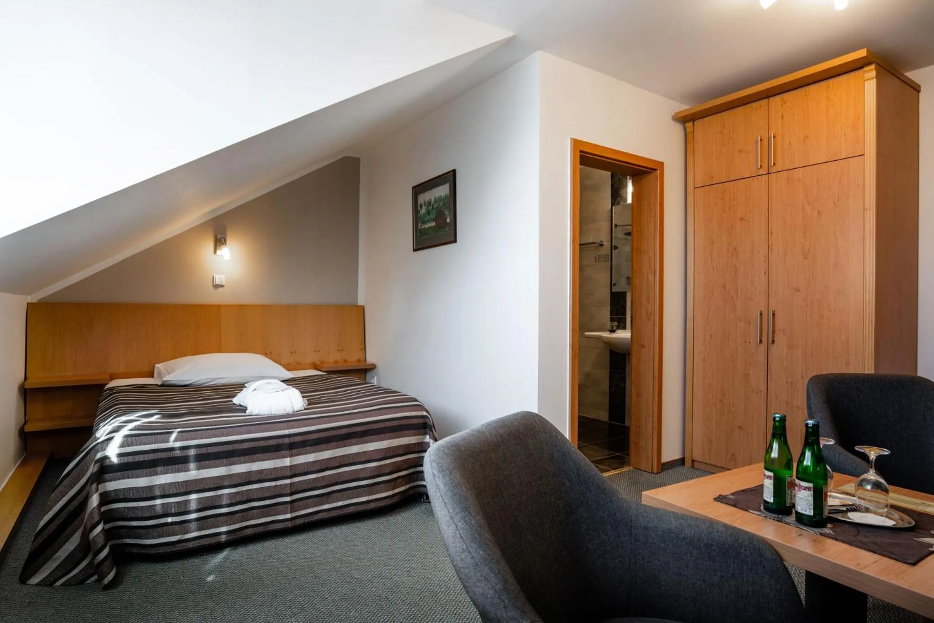 Bed in Hotel Galant Mikulov