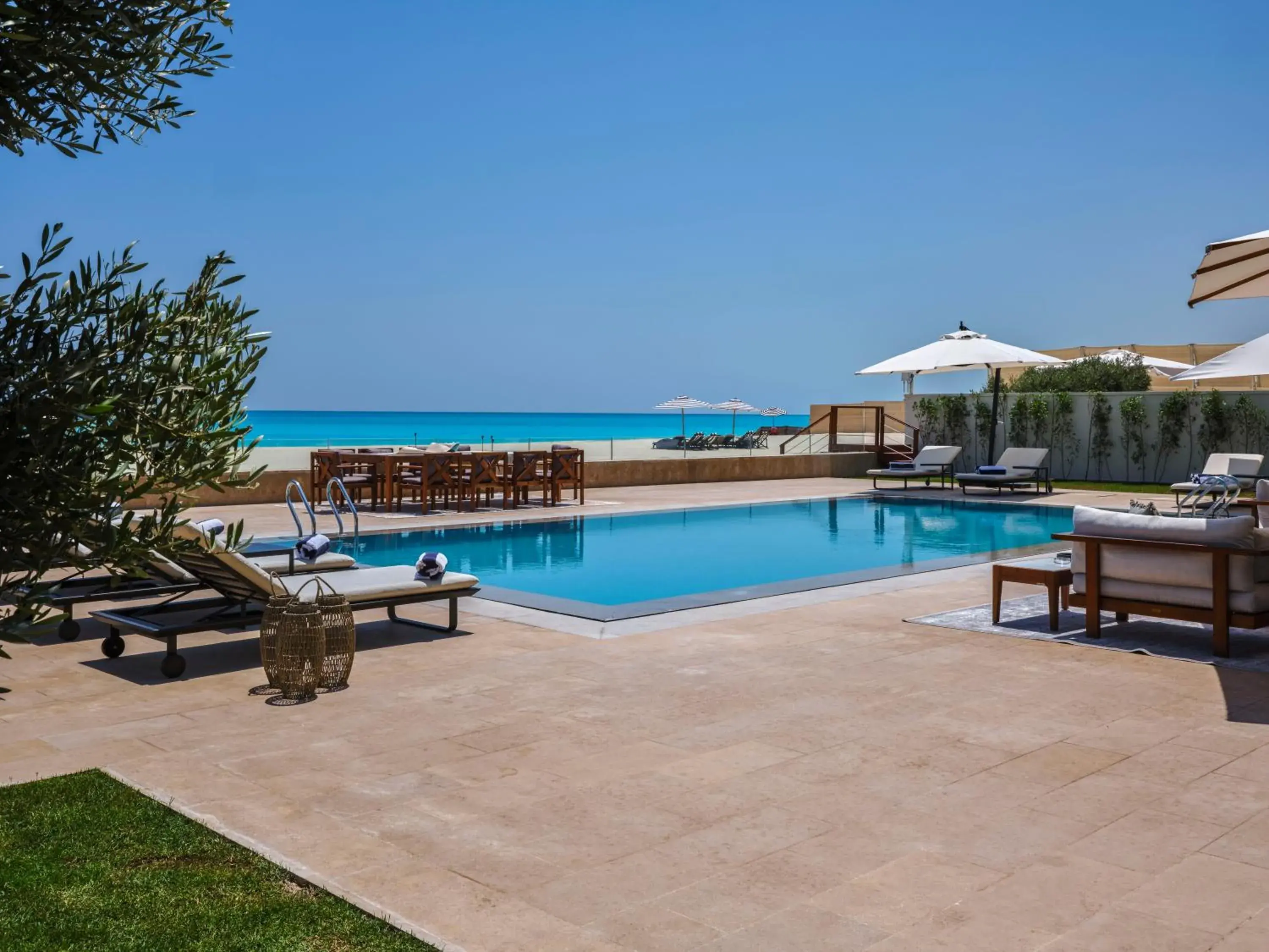 Swimming pool in Al Alamein Hotel Swimming pool in Al Alamein Hotel