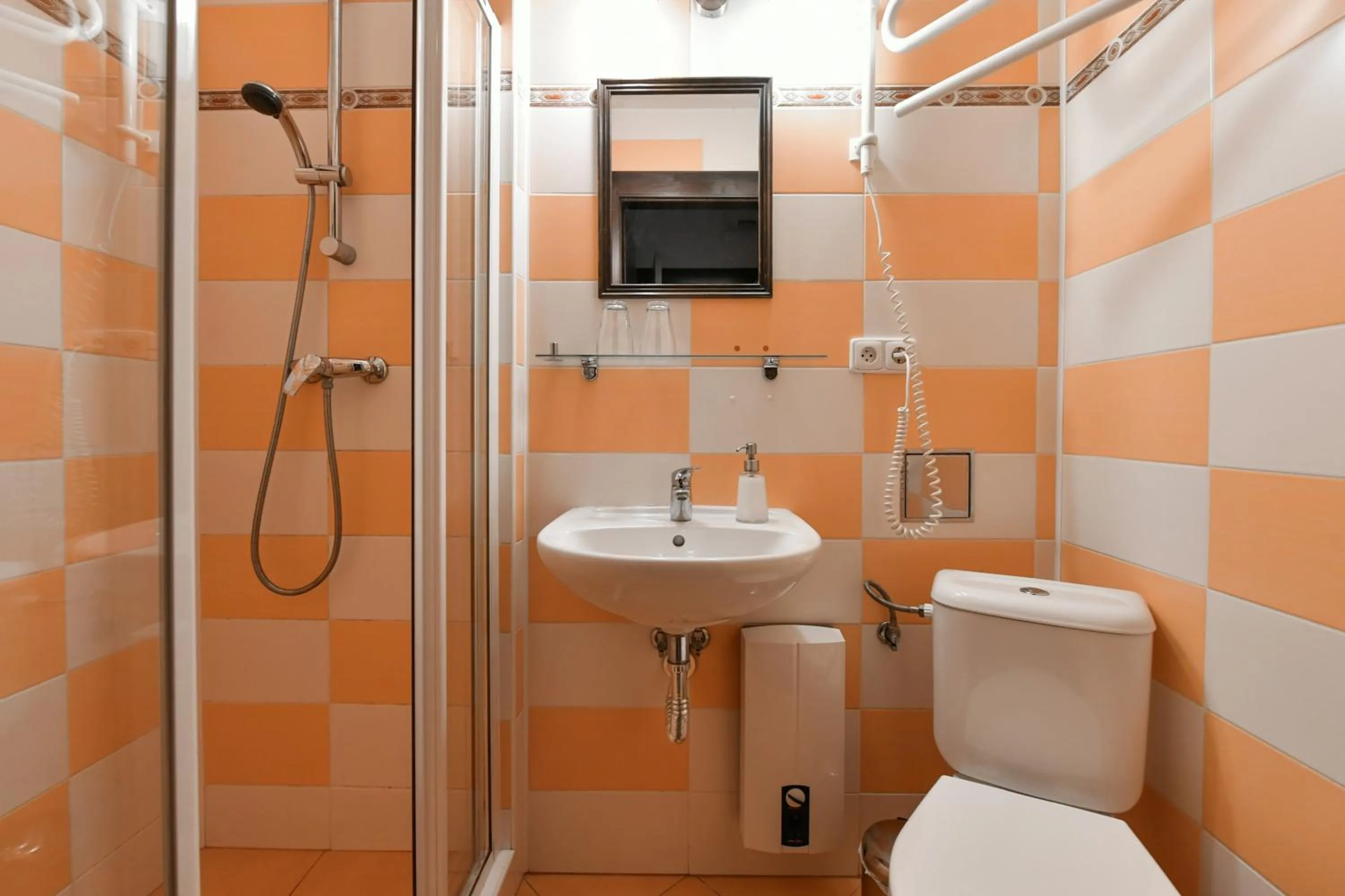 Bathroom in Hotel Pivoňka
