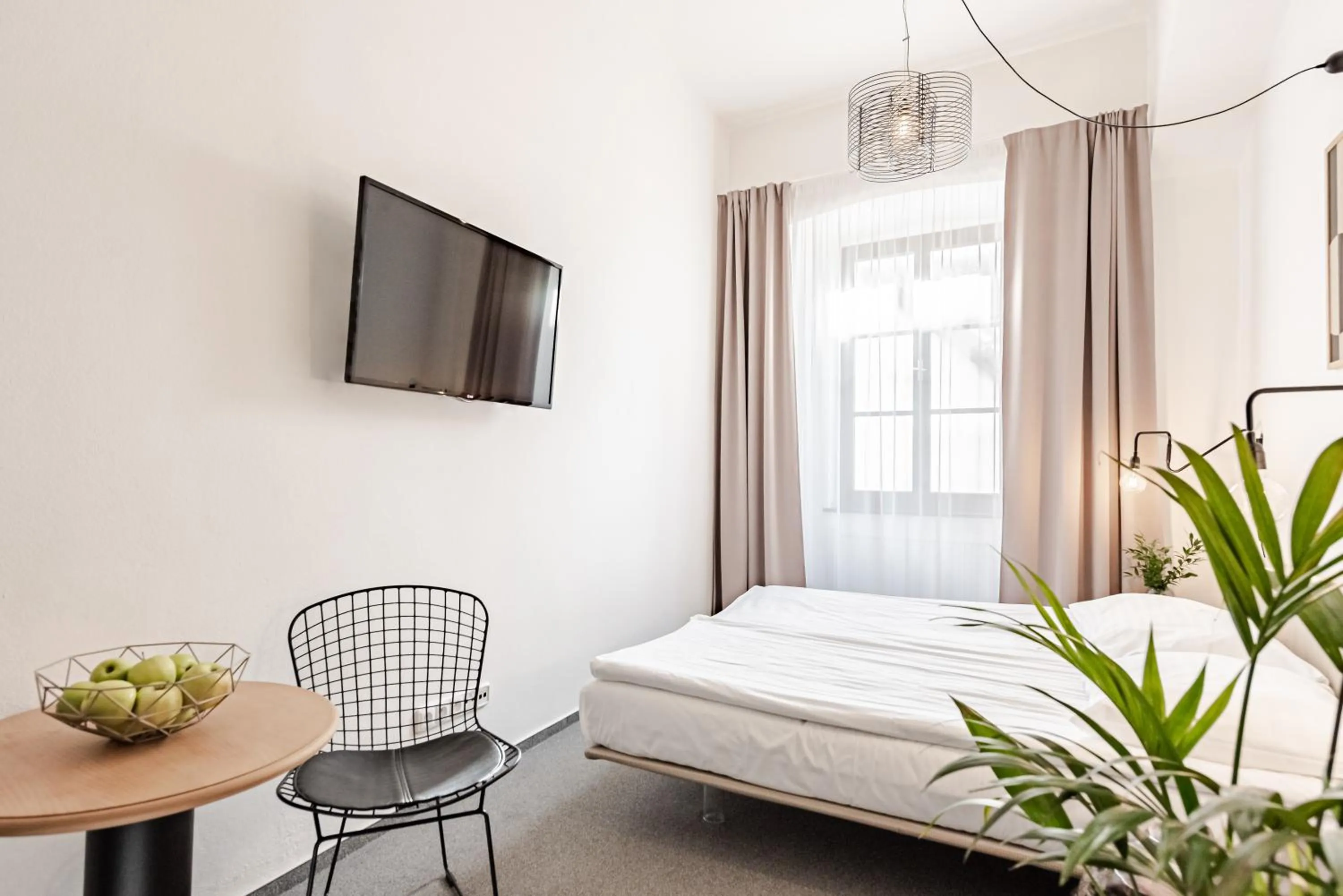 Bed in Hotel Pivoňka