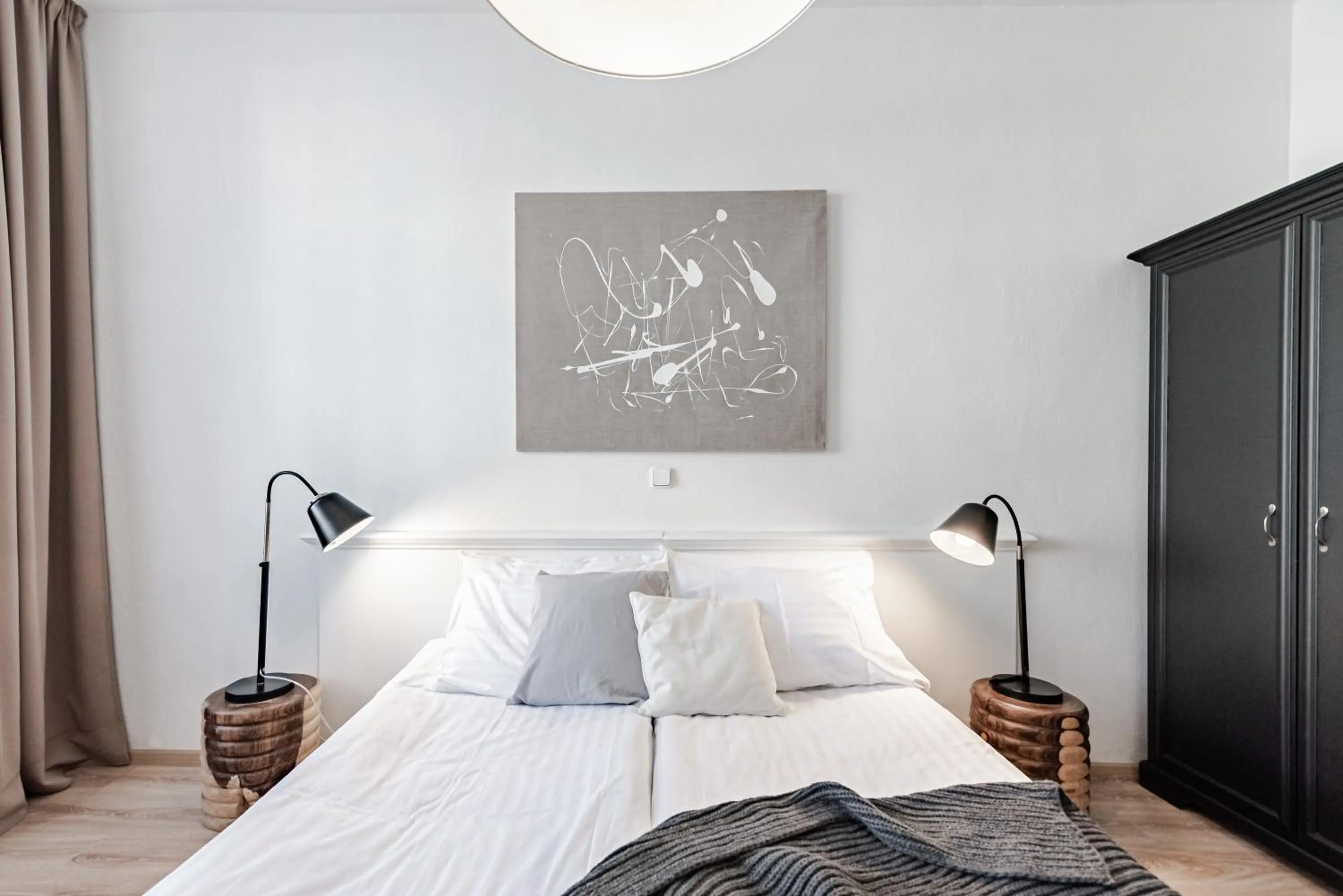 Bed in Hotel Pivoňka