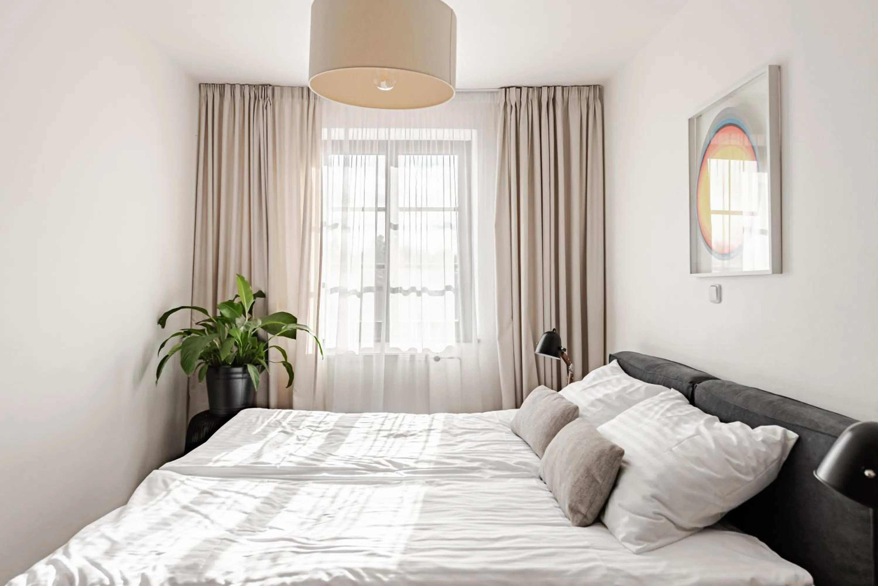 Bed in Hotel Pivoňka