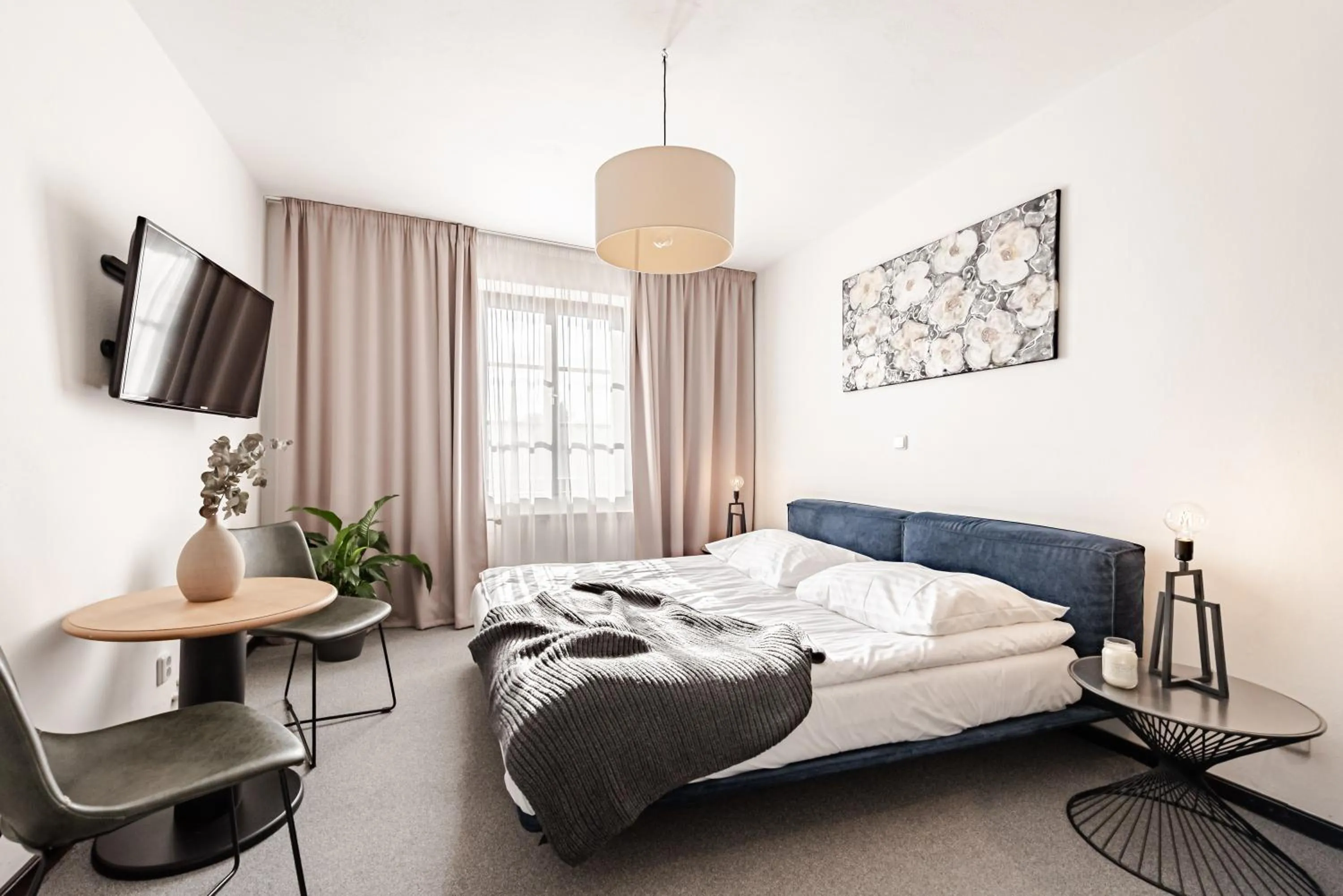 Bed in Hotel Pivoňka