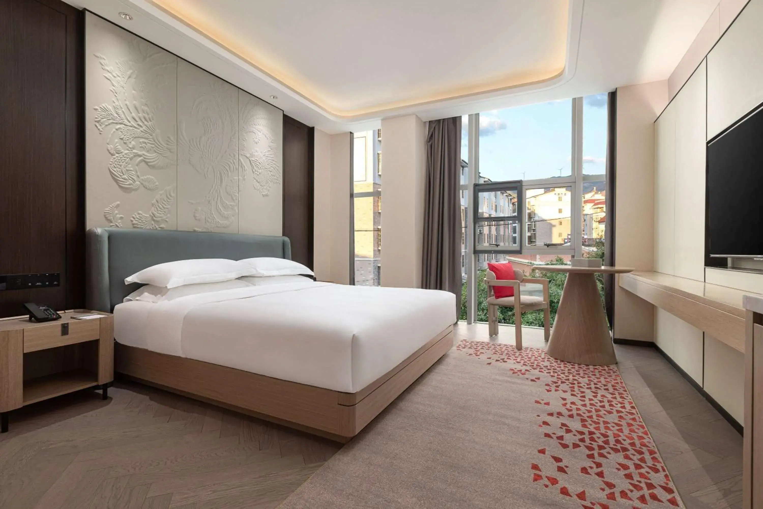 Photo of the whole room, Bed in Ramada by Wyndham Honghe Kaiyuan Photo of the whole room, Bed in Ramada by Wyndham Honghe Kaiyuan