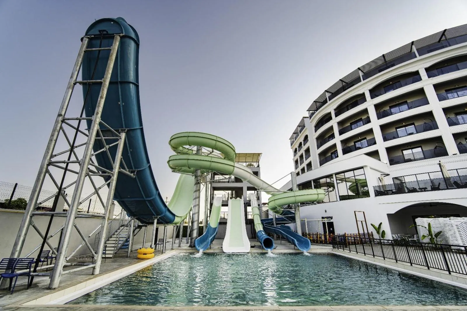Aqua park in SIDE MOON PALACE
