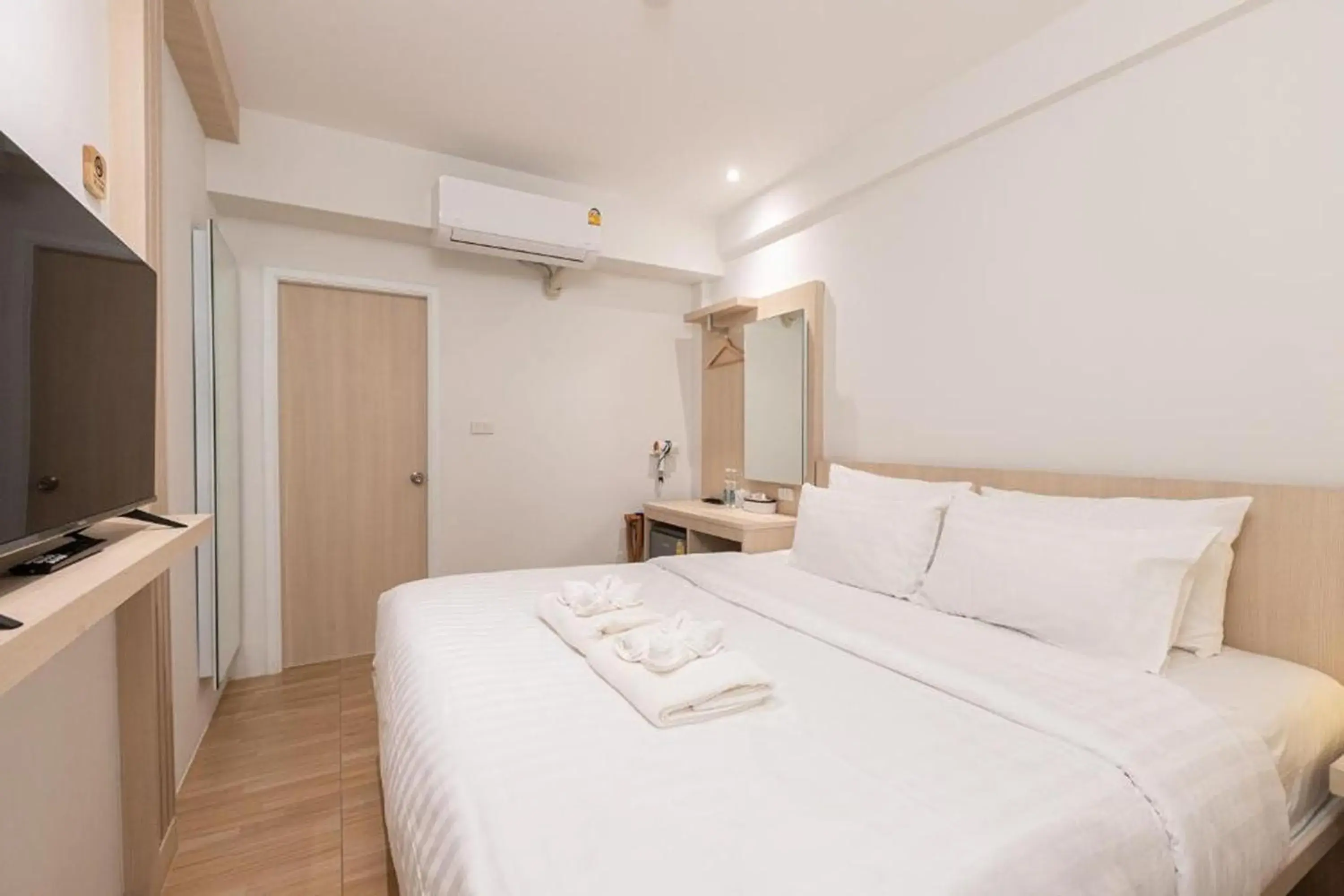 Bed in Zhennan Teabar Hotel Bed in Zhennan Teabar Hotel