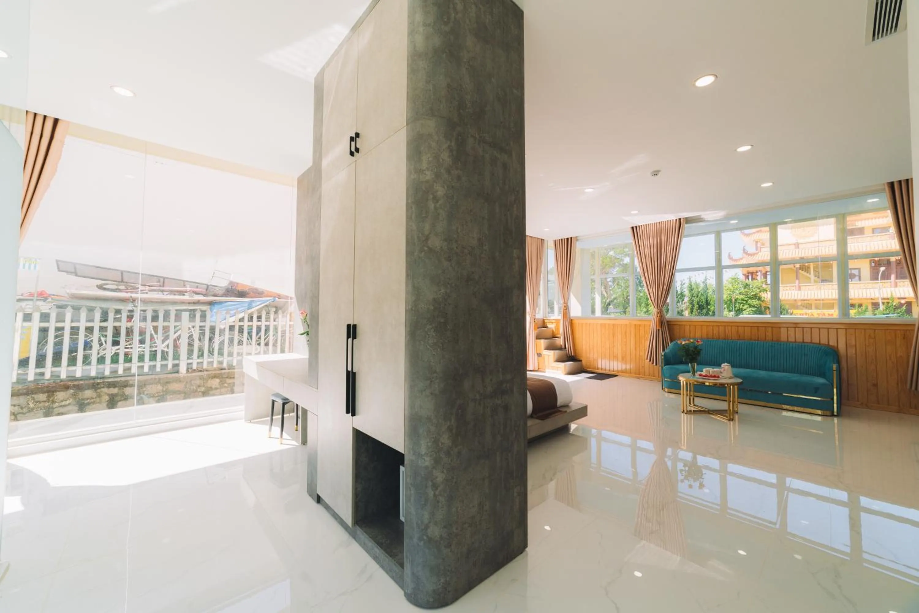 View (from property/room) in Quy Tai Premium Hotel