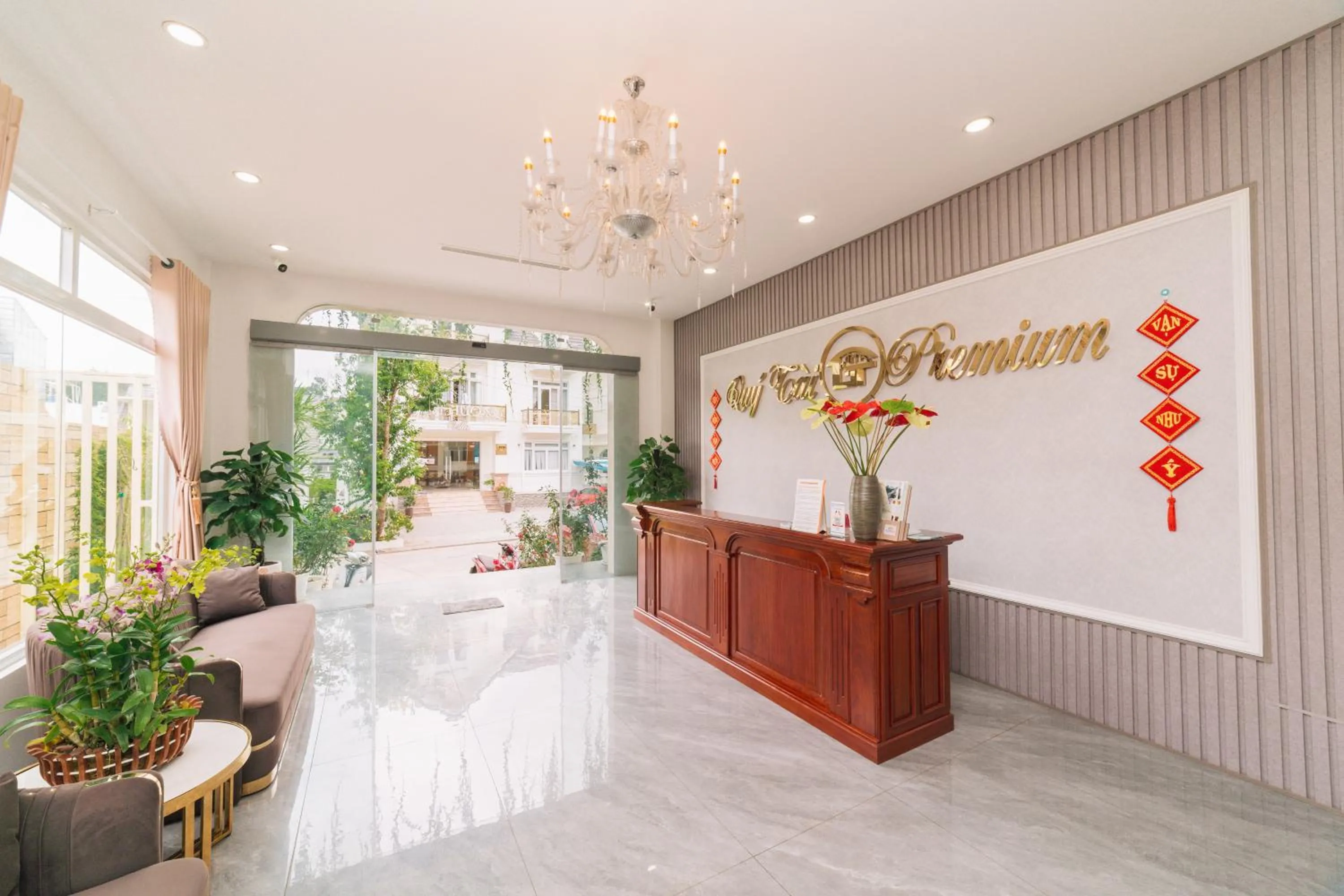 concierge in Quy Tai Premium Hotel