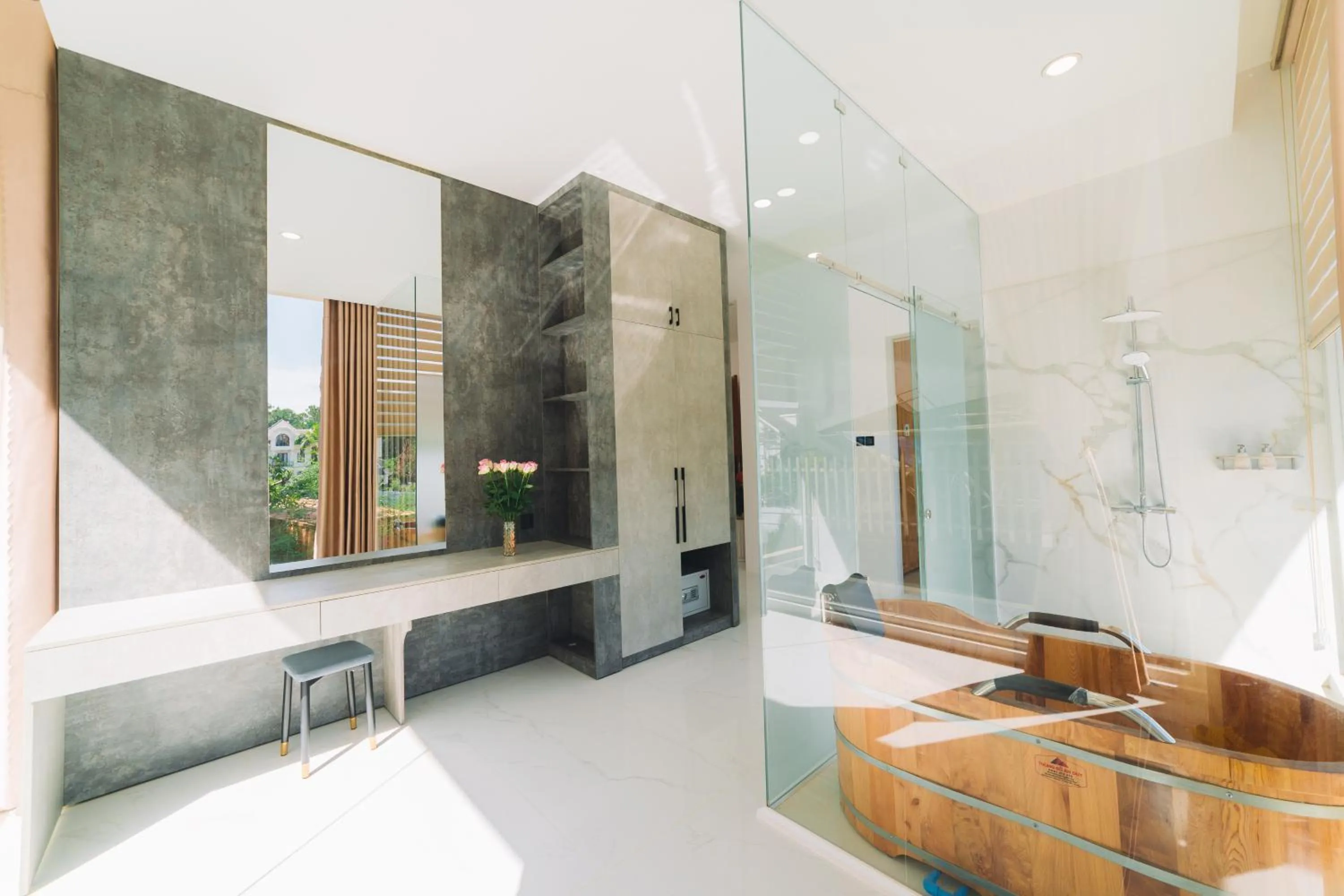 Bathroom in Quy Tai Premium Hotel