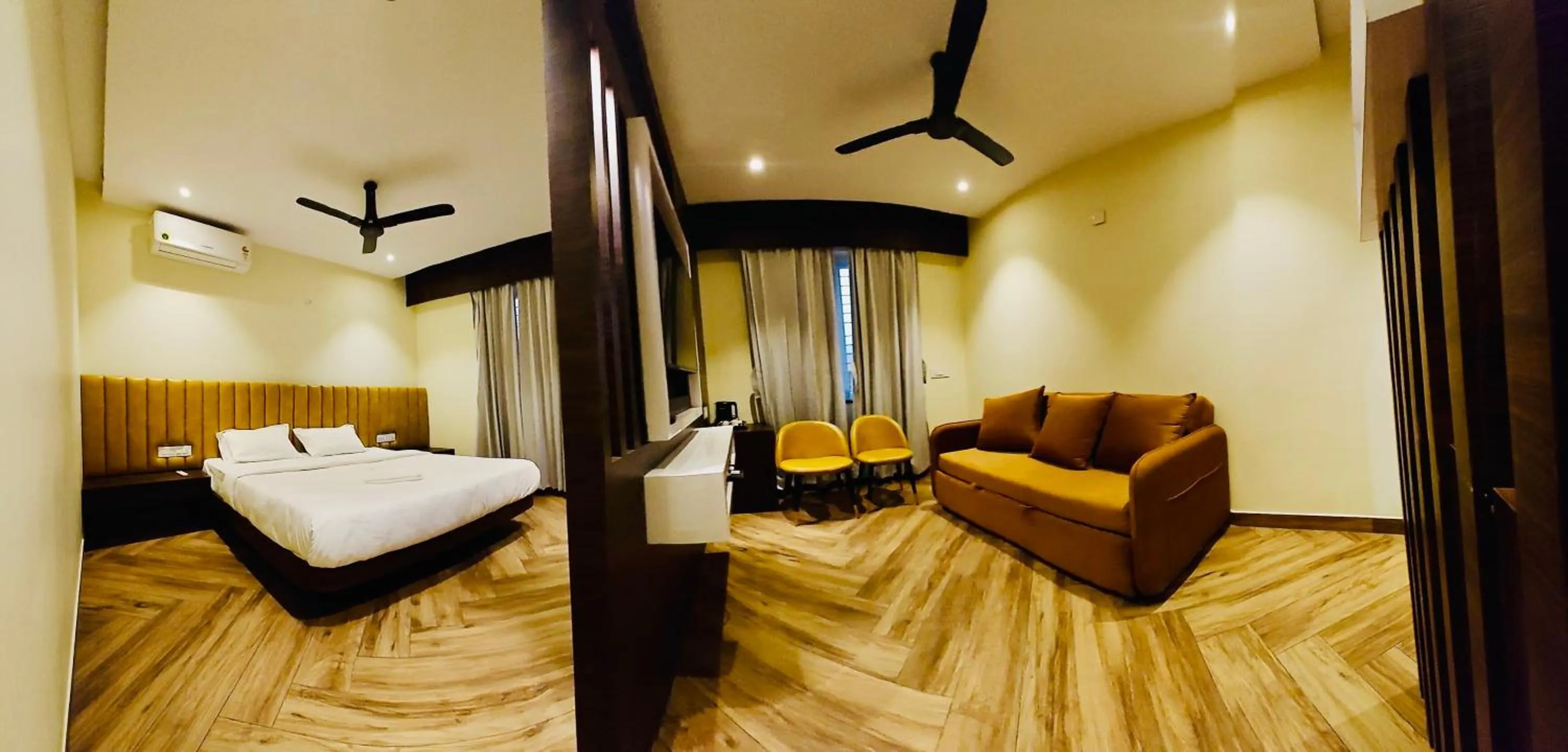 Bed in S K Legacy Hotel