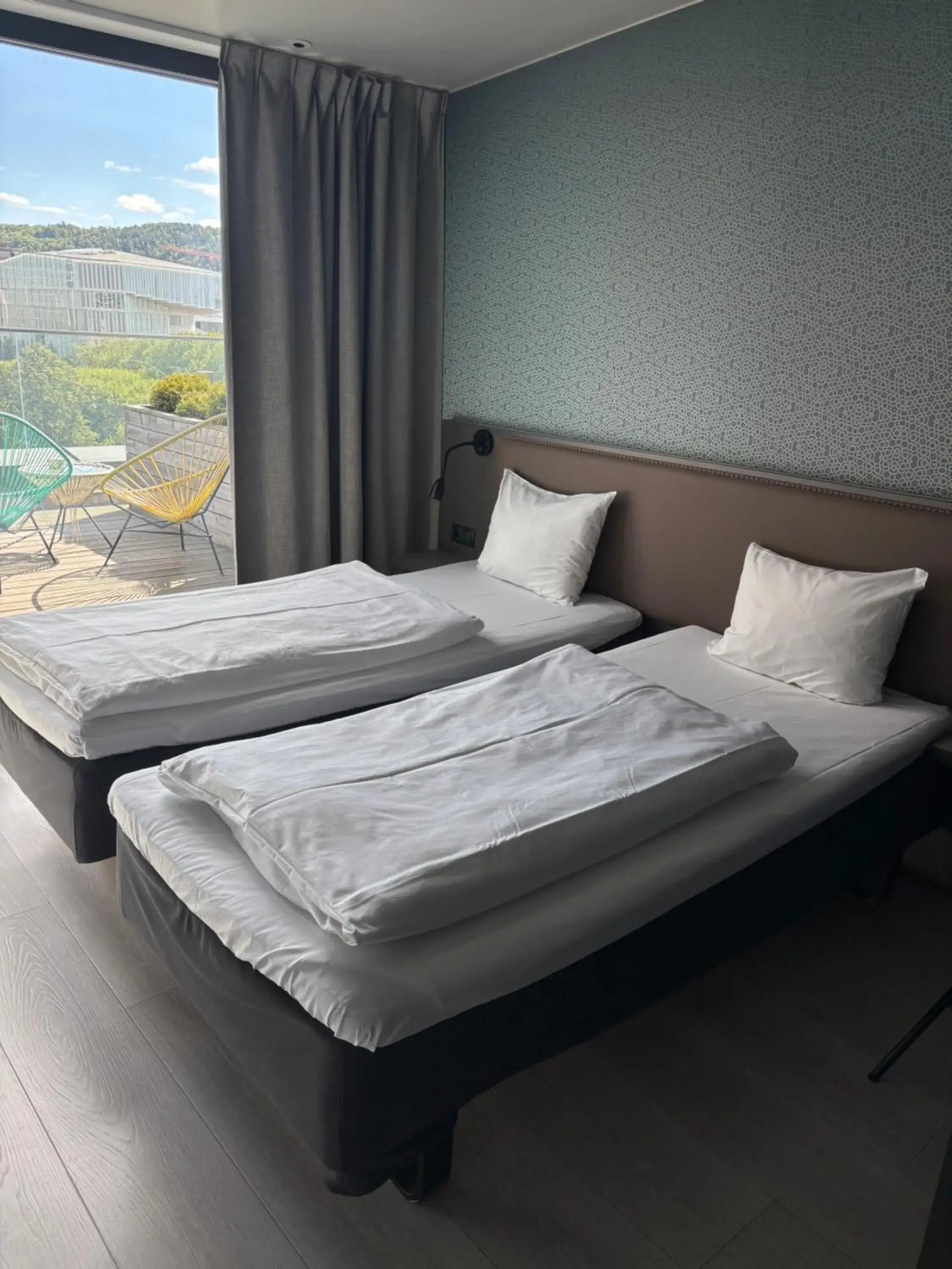 Twin Room with Balcony in Comfort Hotel Xpress Central Station Twin Room with Balcony in Comfort Hotel Xpress Central Station