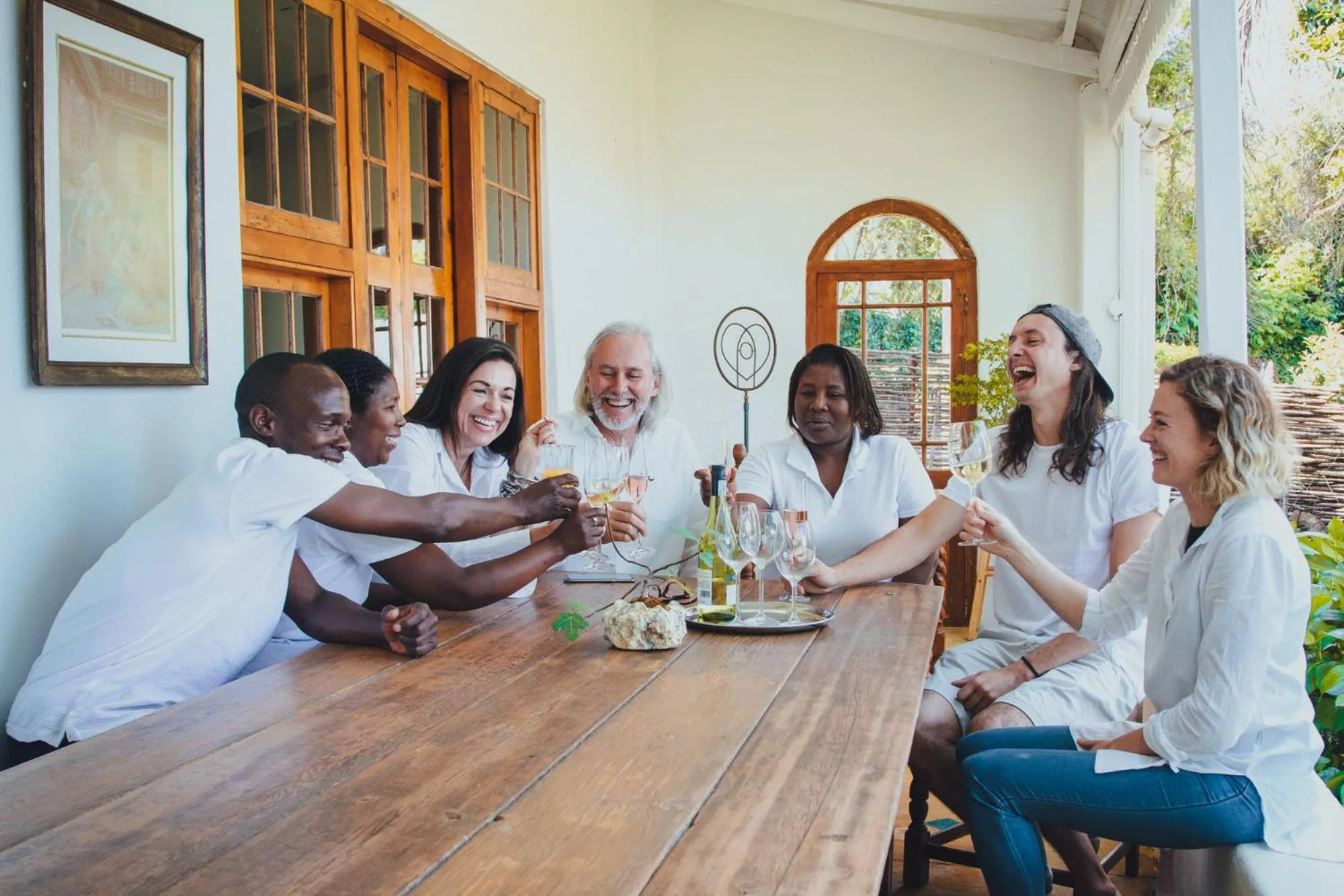 Patio in Cypress Cottage Guest House