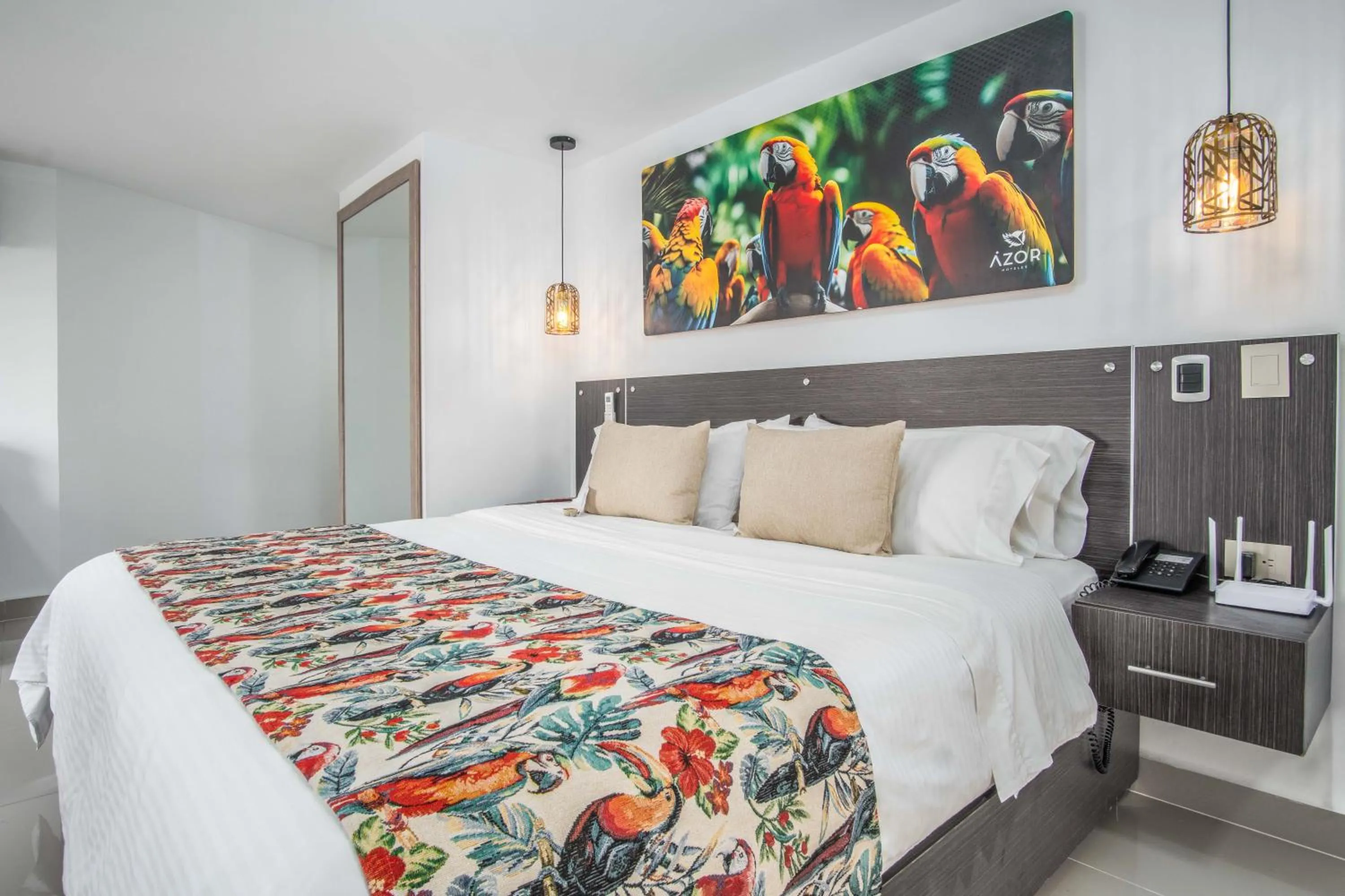 Bed in Azor Hotel Cali Versalles