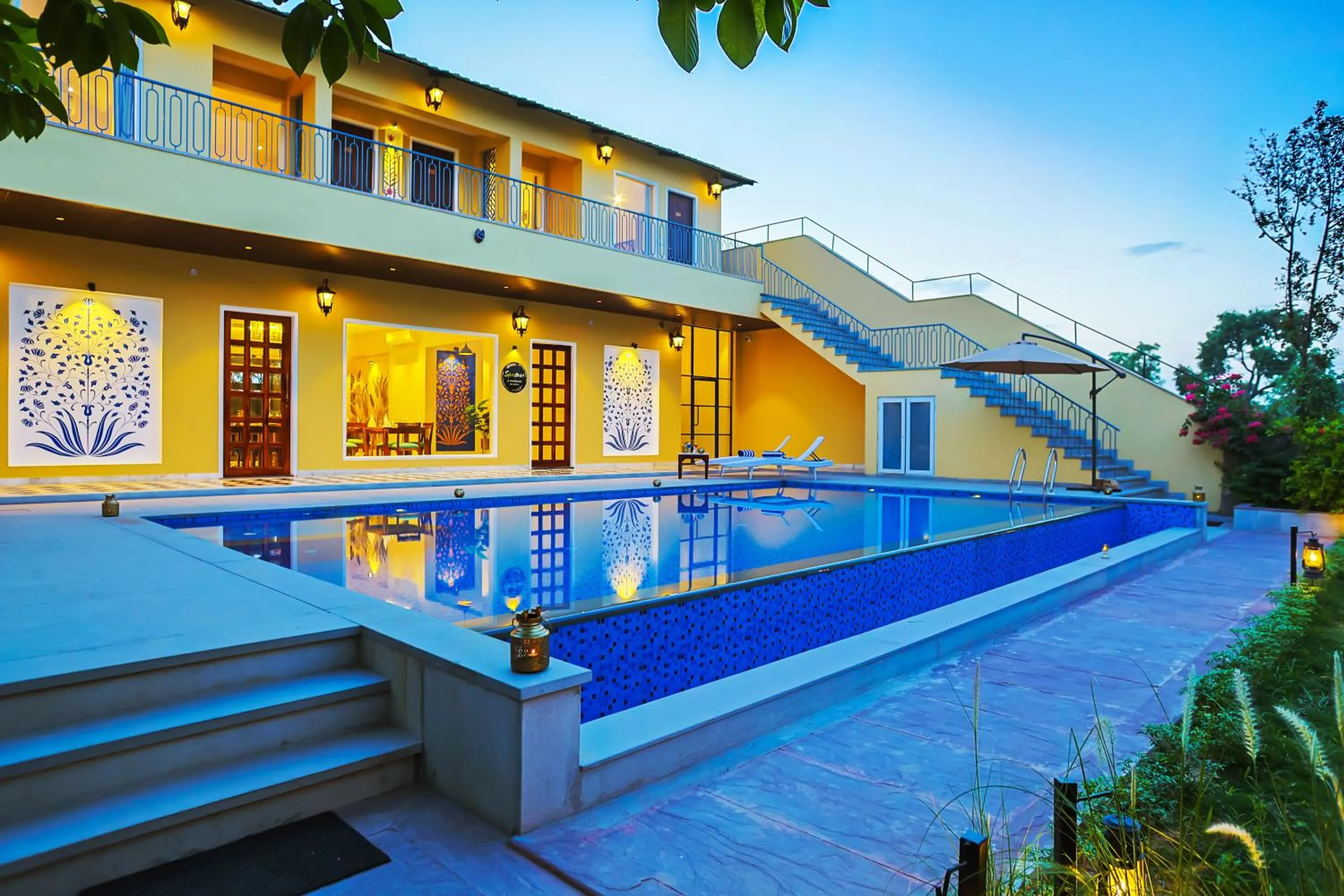 Property building in Ananyamaya nature lodge