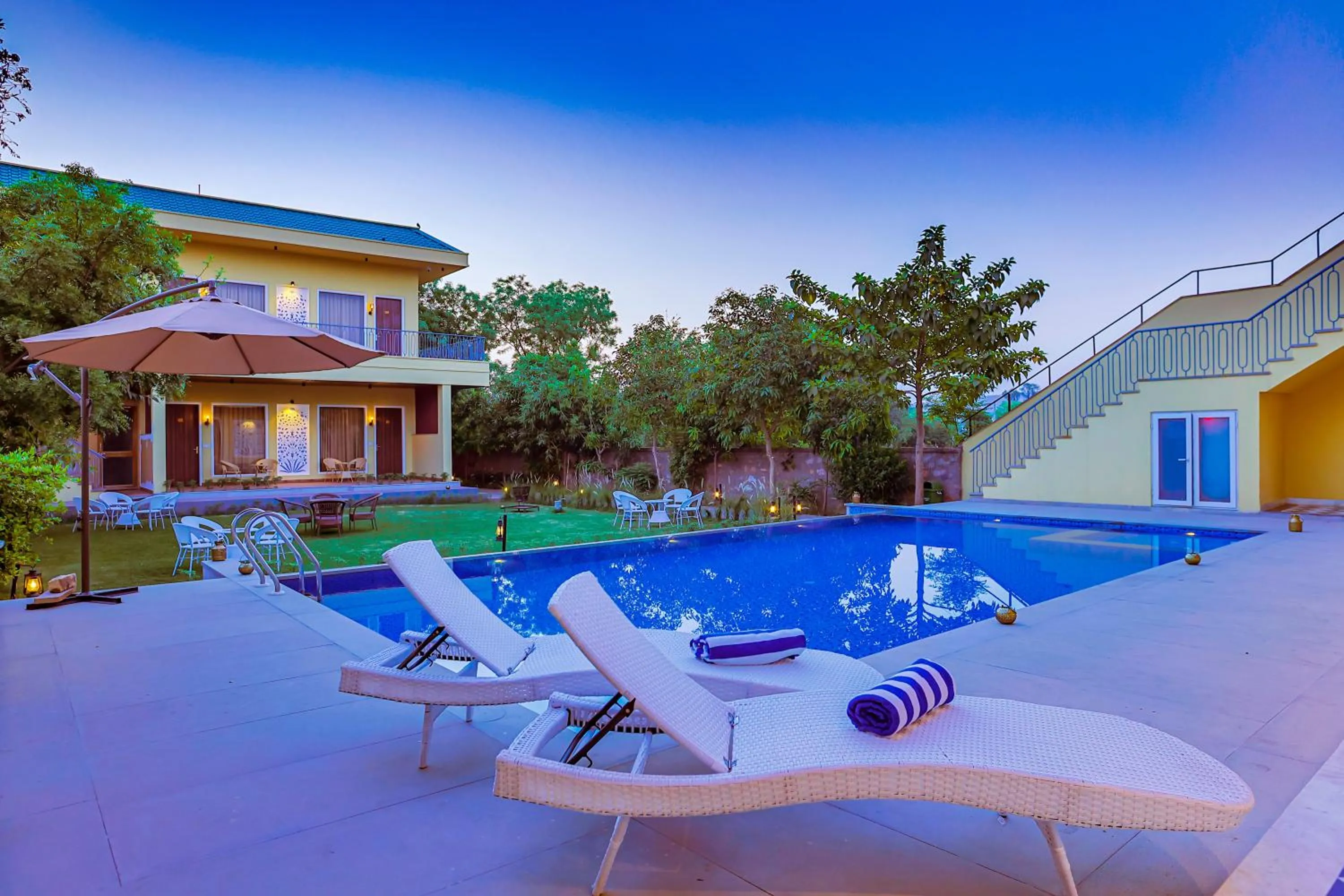 Property building in Ananyamaya nature lodge