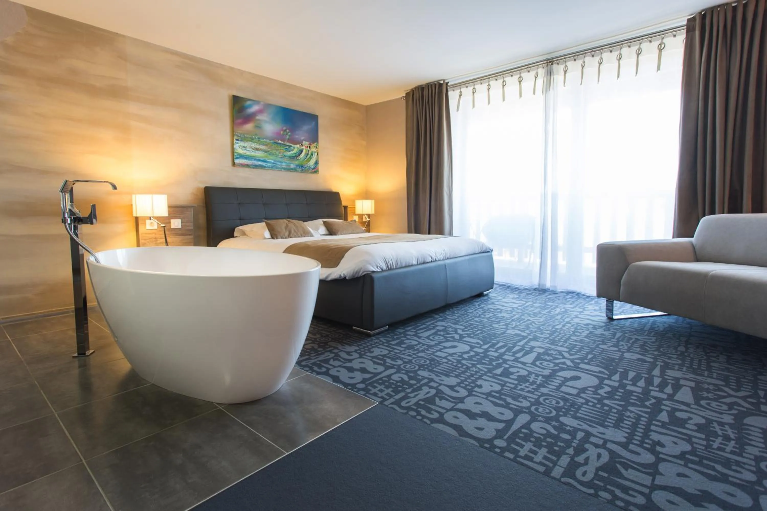 Bed in Hôtel Le Dormeur