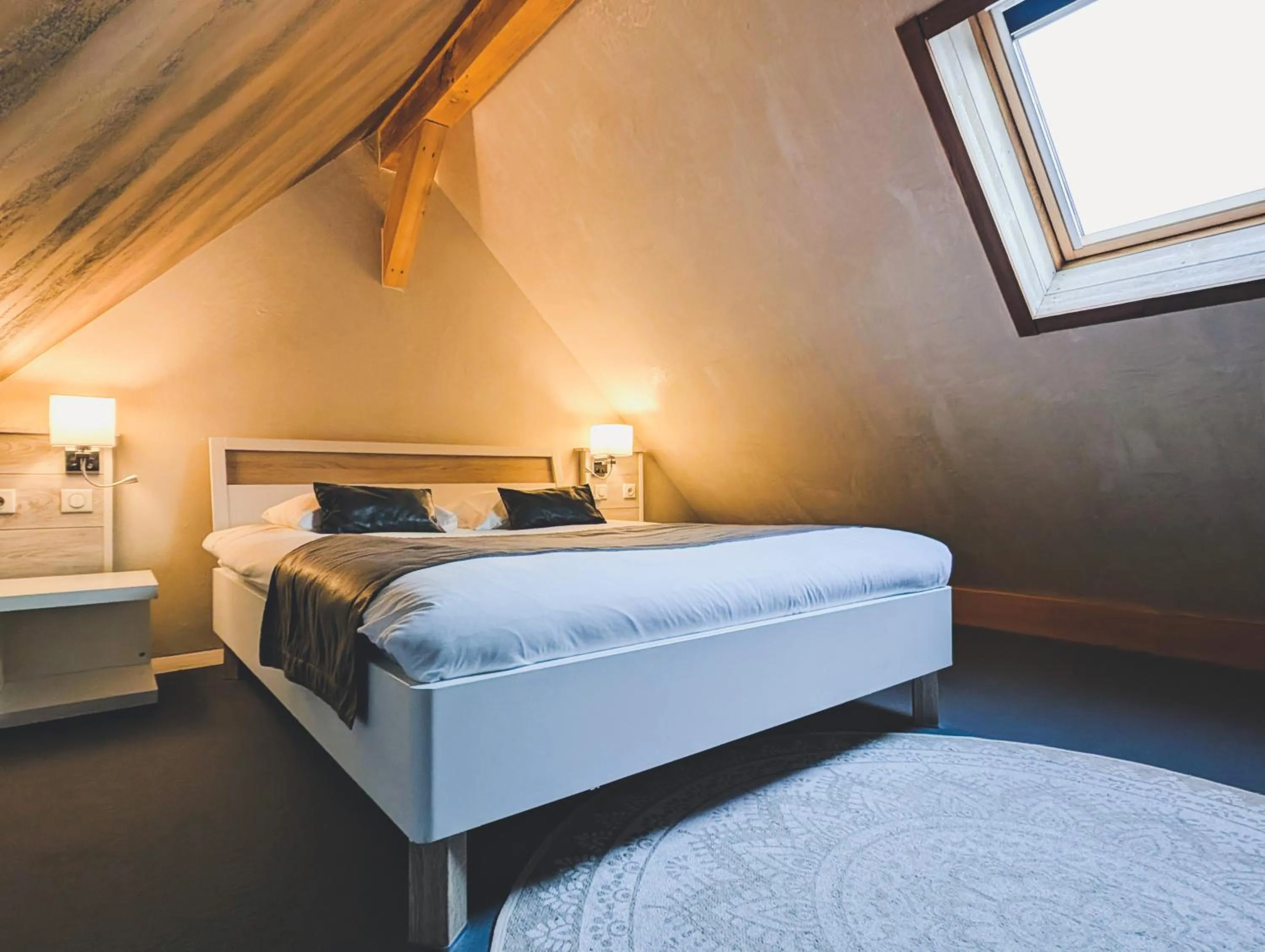 Bed in Hôtel Le Dormeur