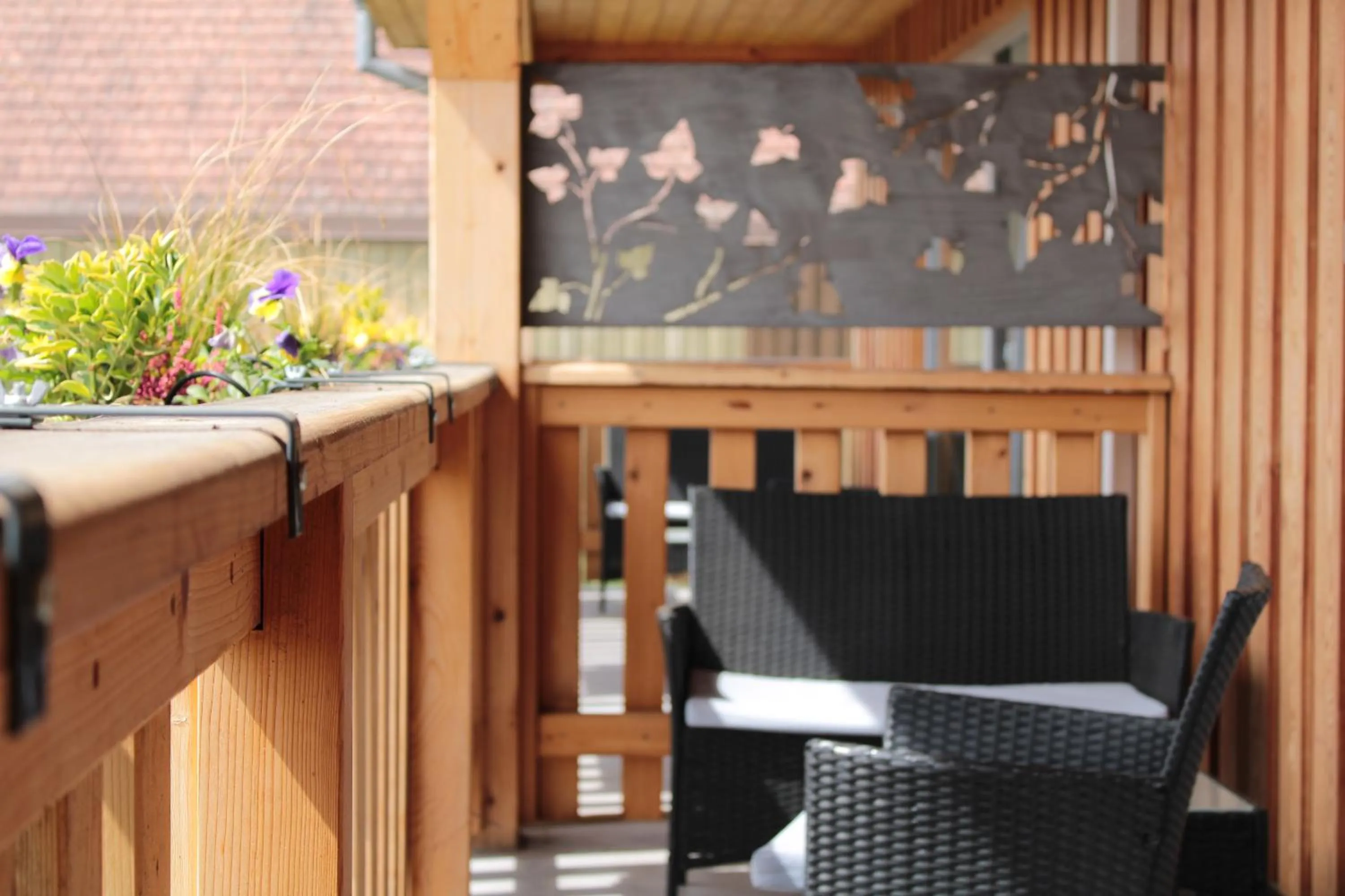 Balcony/Terrace in Hôtel Le Dormeur