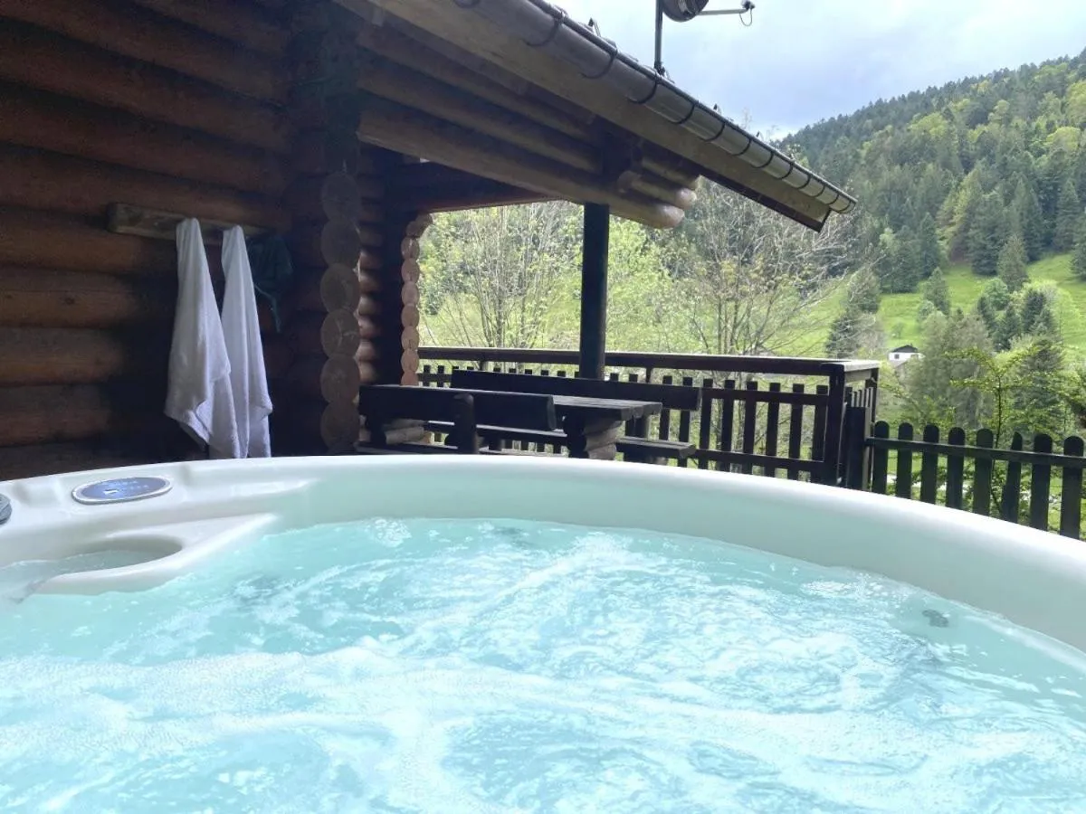 Off site in LE GRAND CERF Chalet en rondins avec SPA Jacuzzi