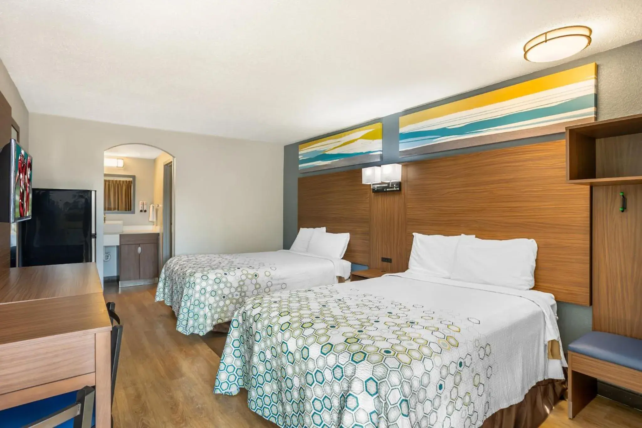 Photo of the whole room, Bed in HomeTowne Studios by Red Roof Lancaster Photo of the whole room, Bed in HomeTowne Studios by Red Roof Lancaster