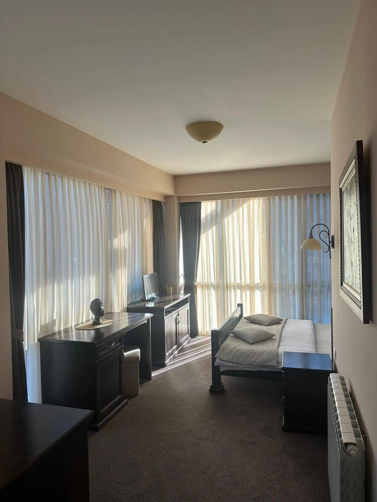 Bed in Hotel Monte Rosa