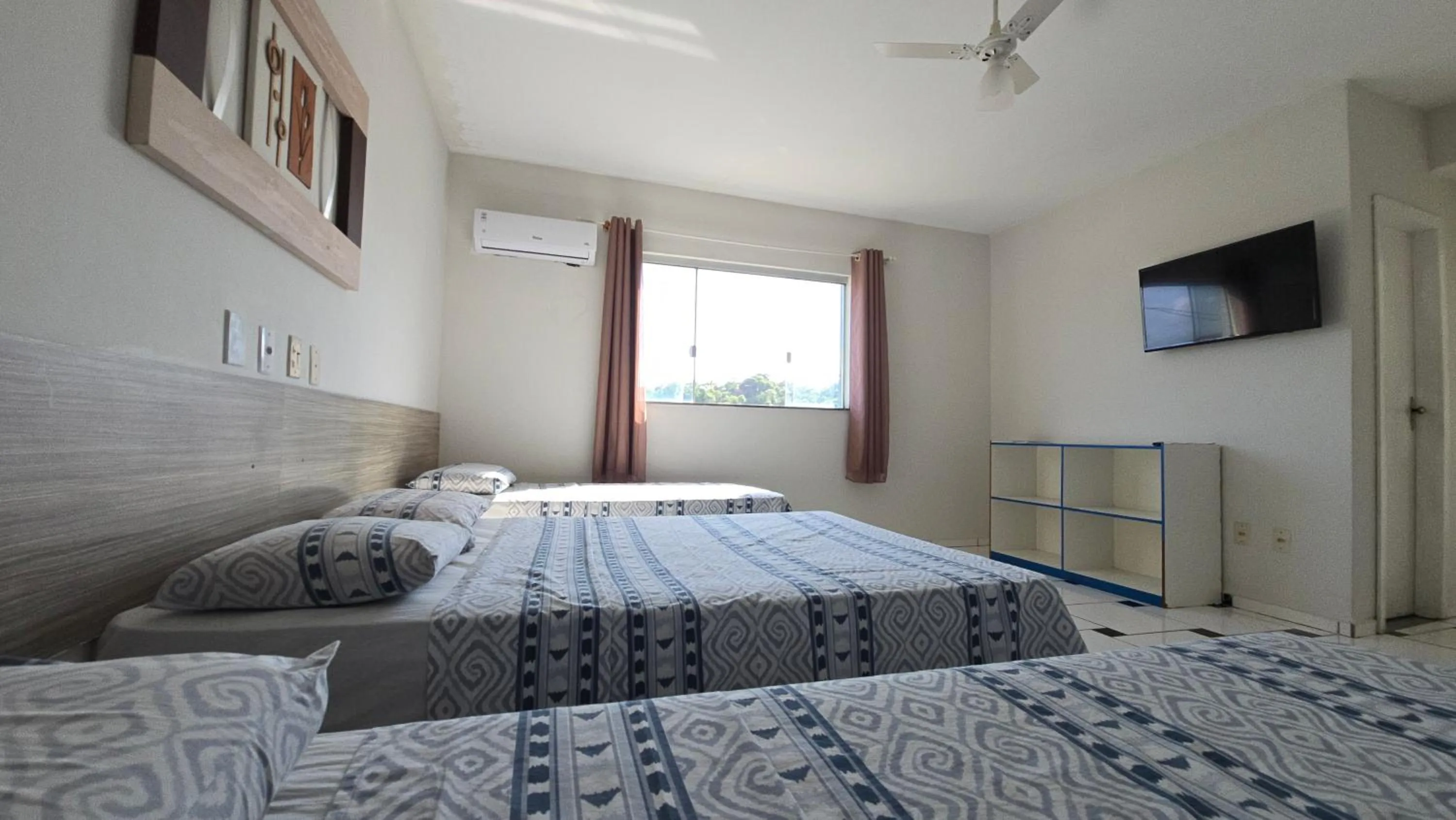 Bed in Hotel Pousada Positiva