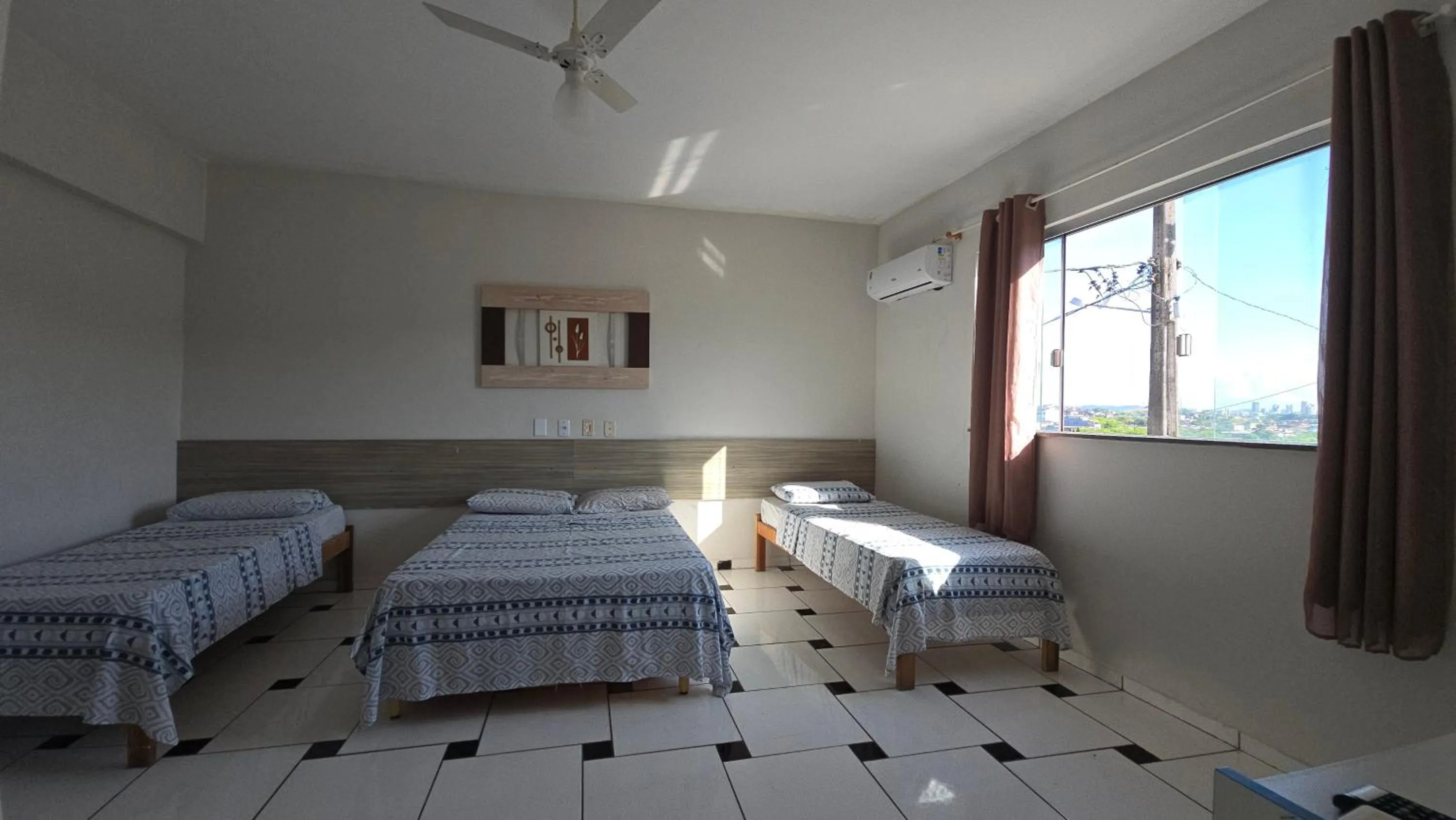 Bed in Hotel Pousada Positiva