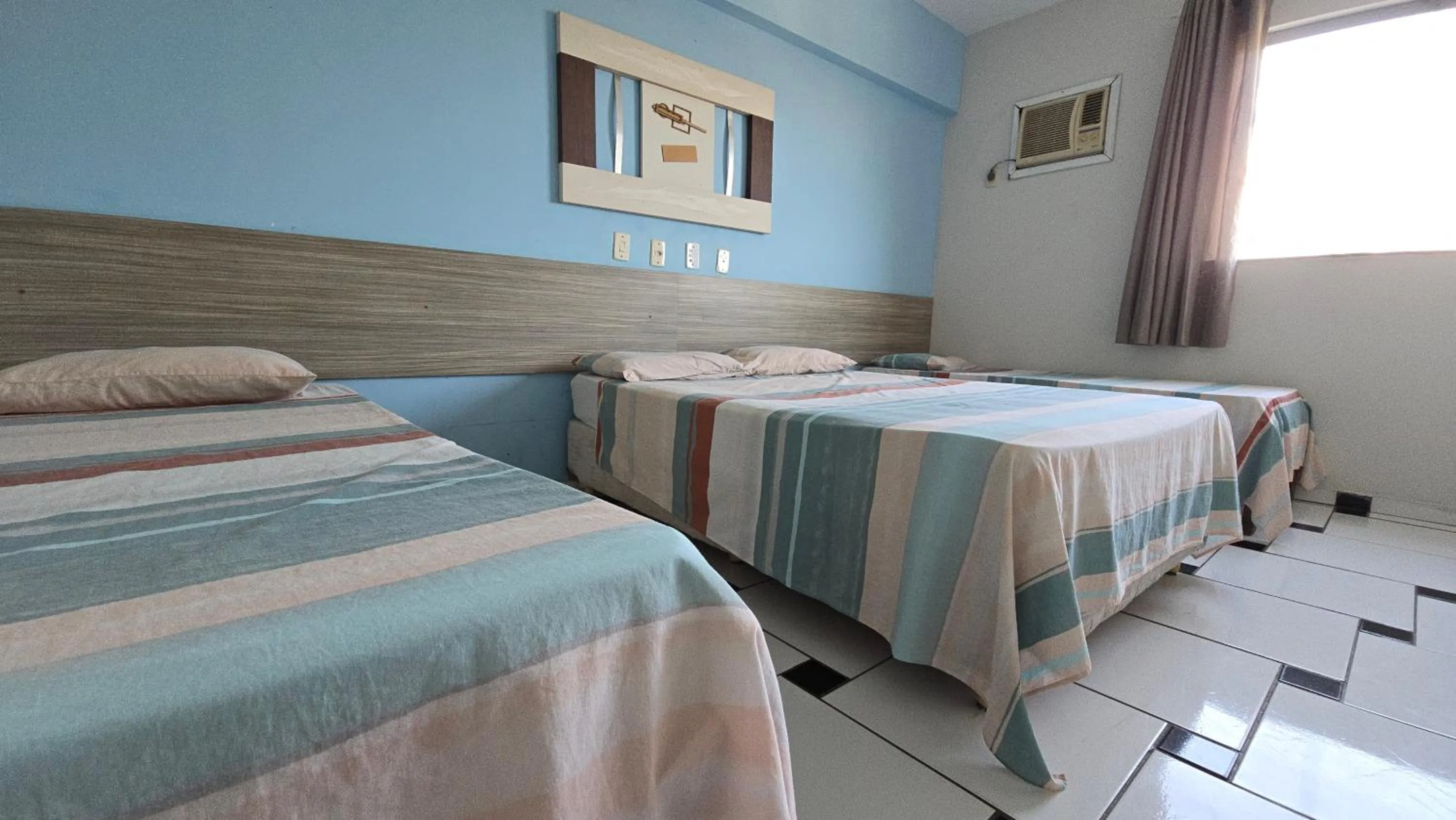 Bed in Hotel Pousada Positiva