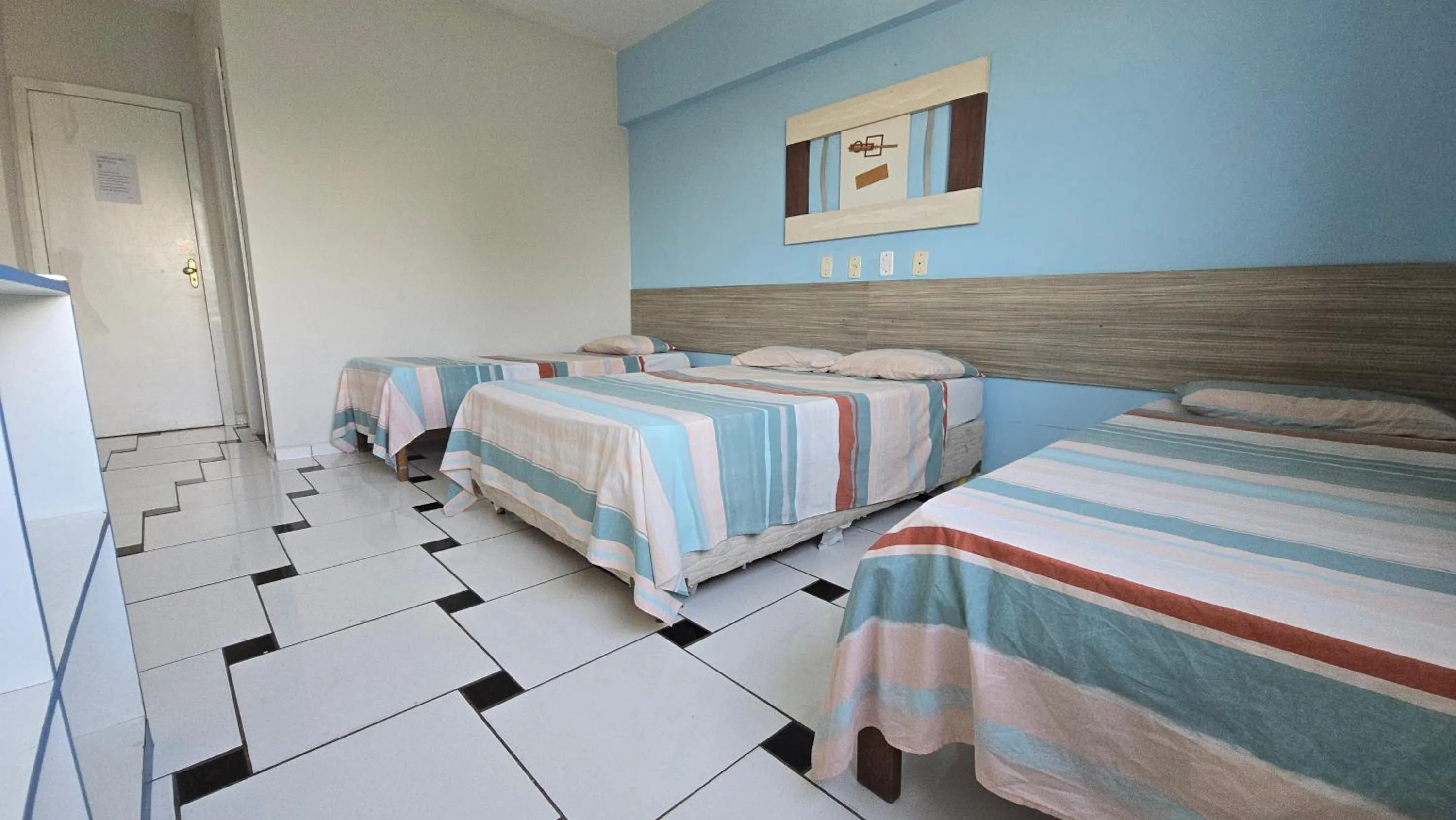 Bed in Hotel Pousada Positiva