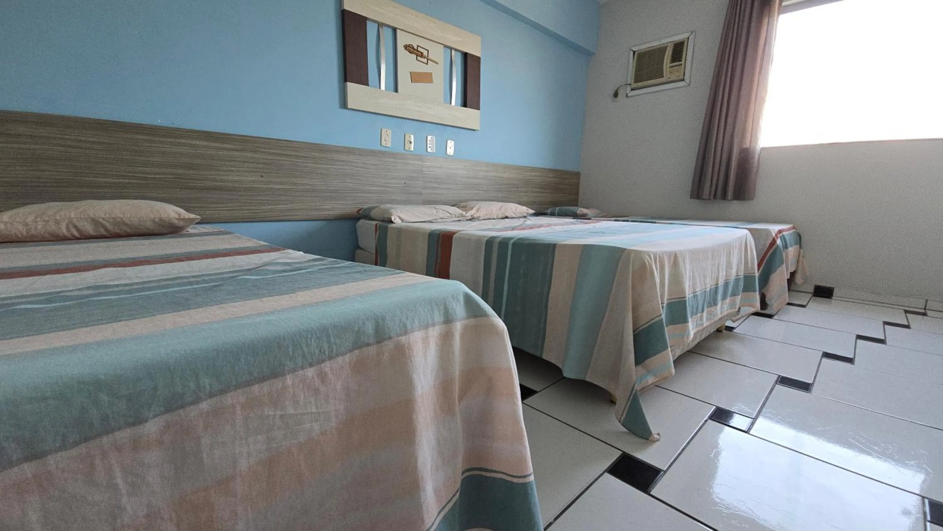 Bed in Hotel Pousada Positiva