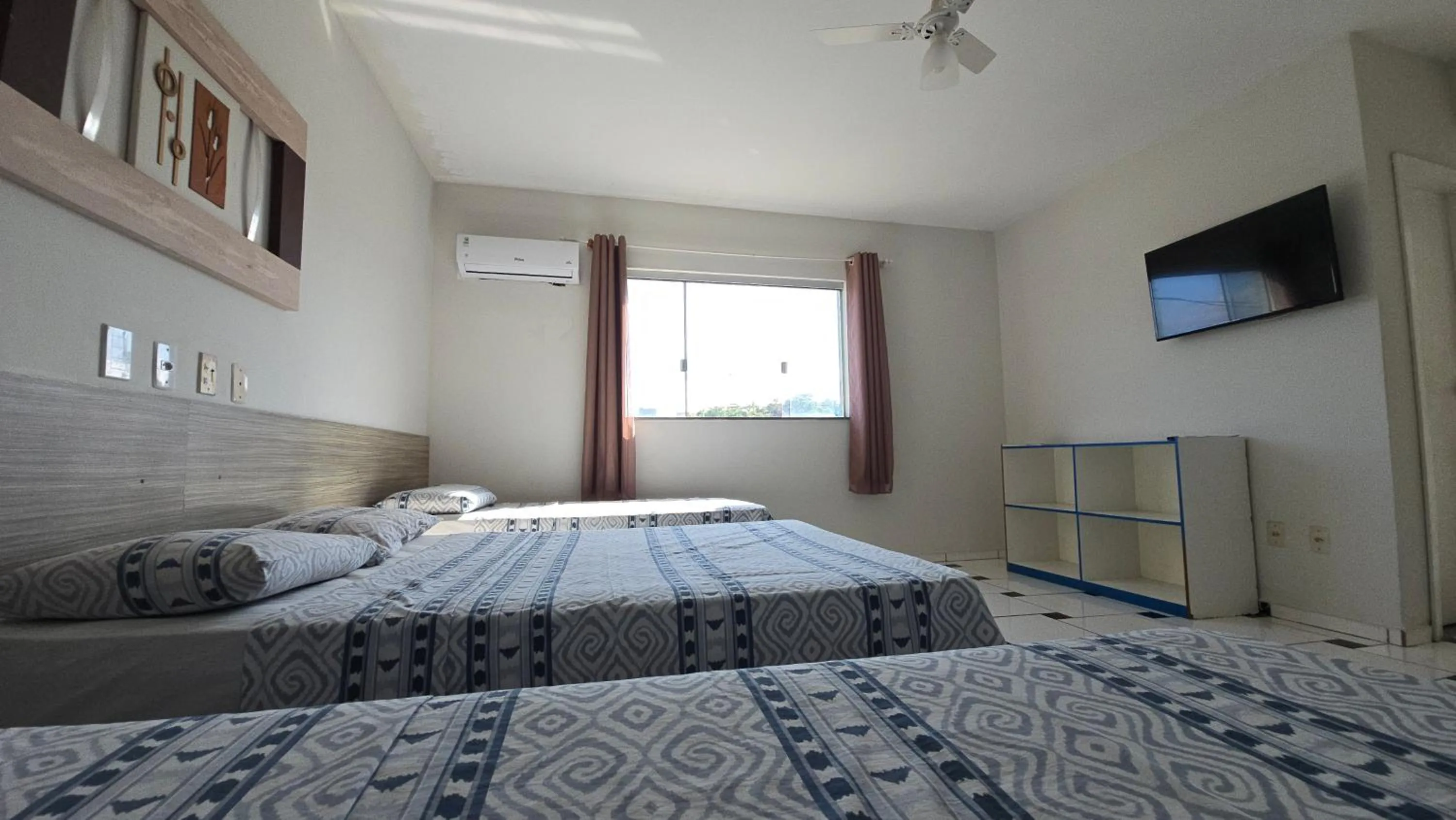 Bed in Hotel Pousada Positiva