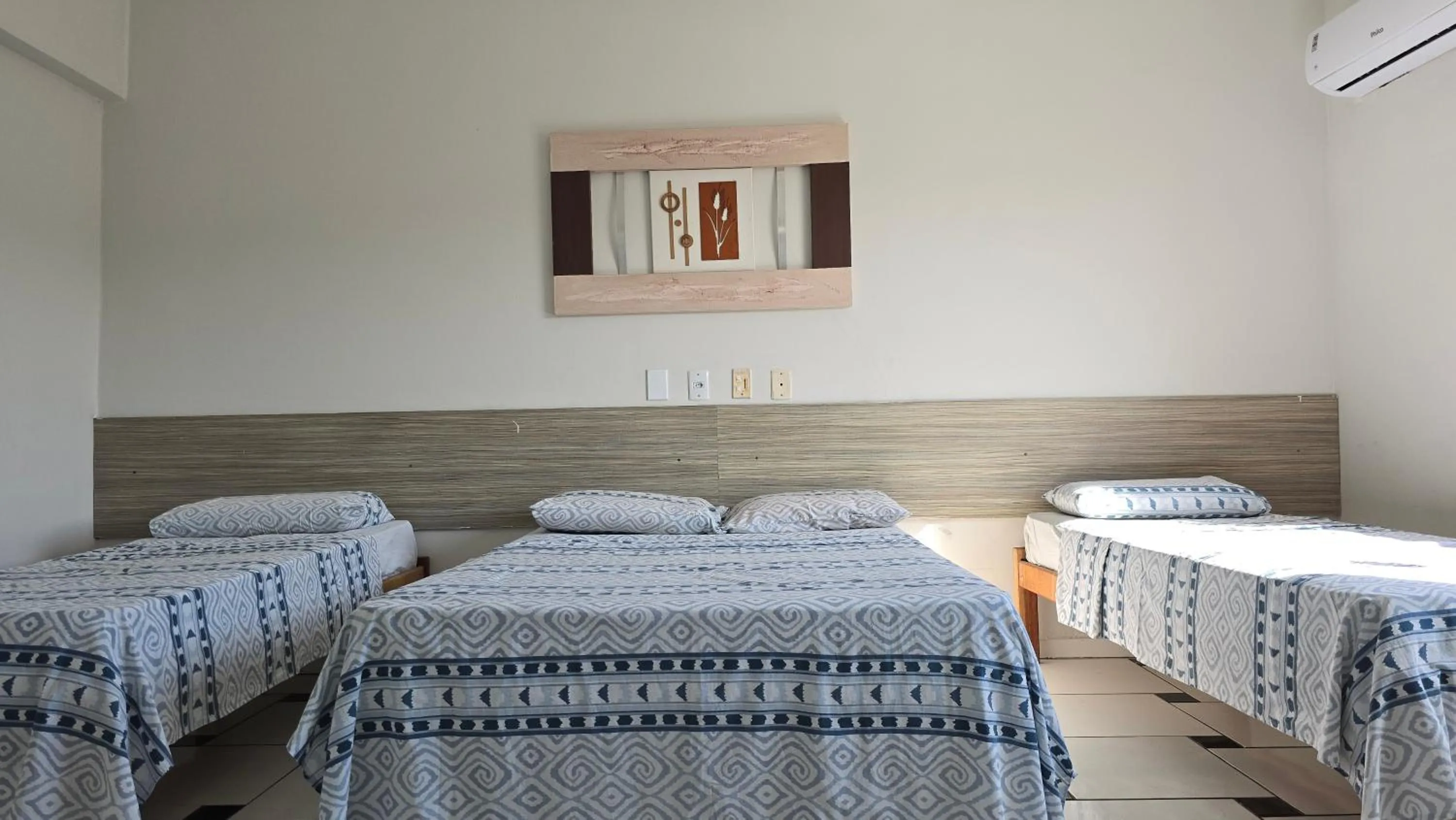 Bed in Hotel Pousada Positiva