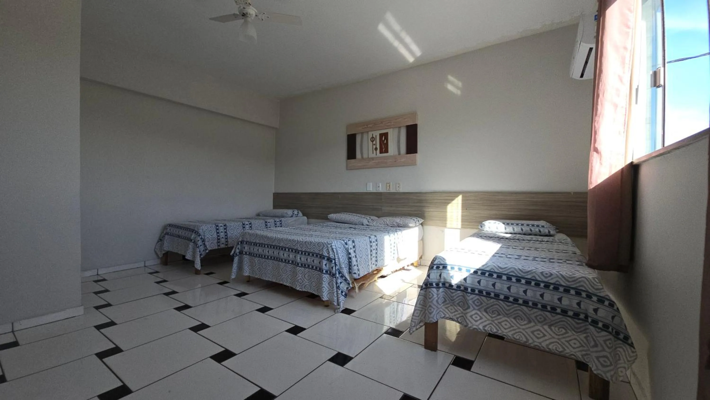 Bed in Hotel Pousada Positiva