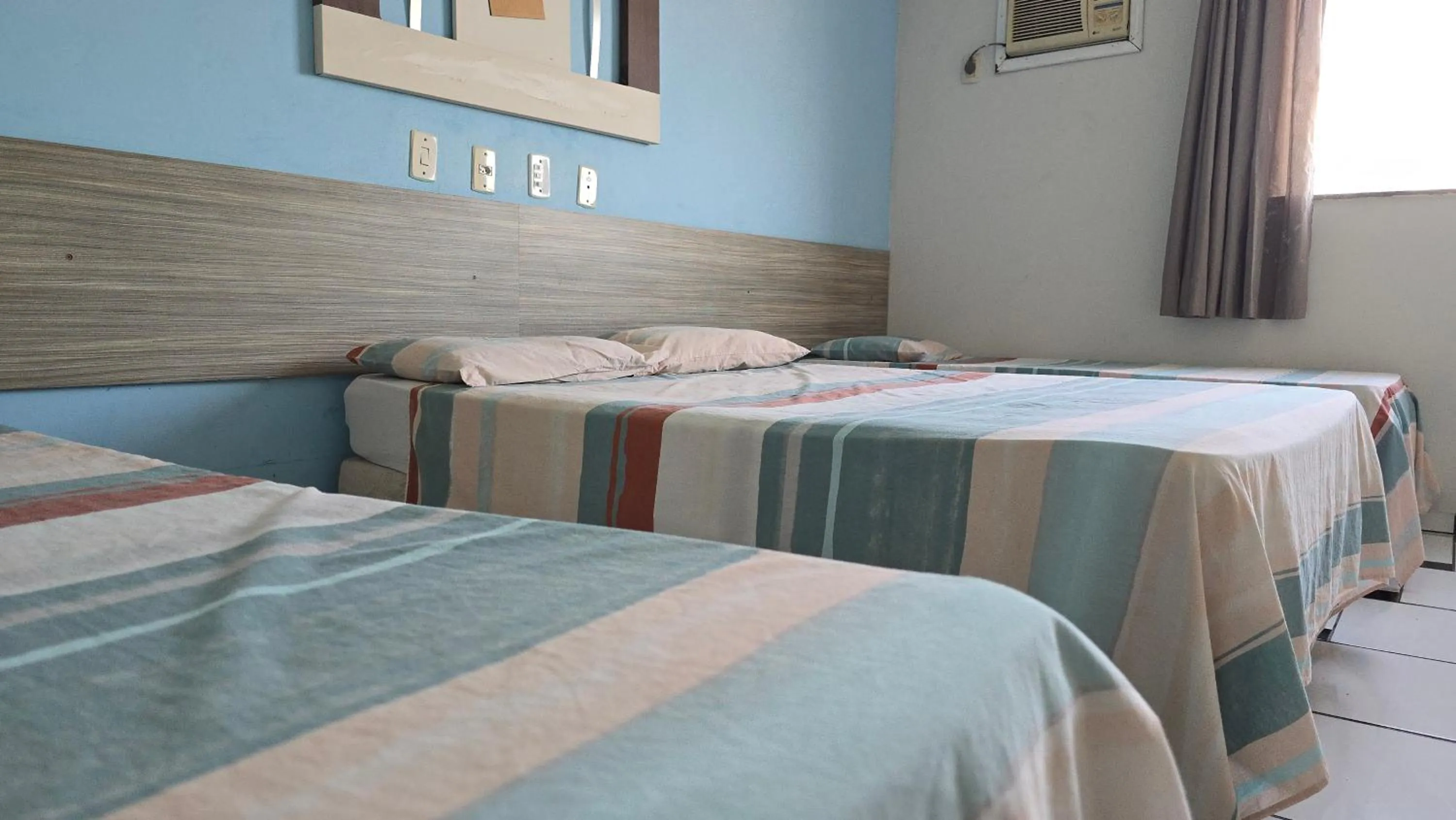 Bed in Hotel Pousada Positiva